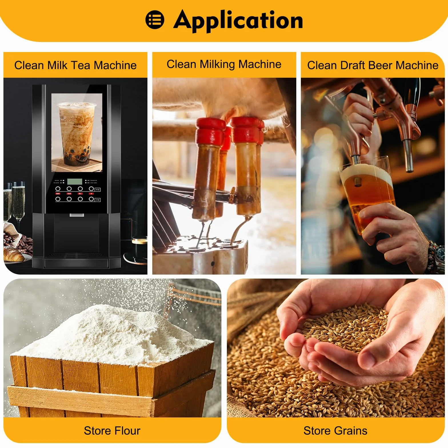 Depósito de limpieza de 10 l, 3 cabezales de acero inoxidable con tapa y anillo de sellado, barril de limpieza de cerveza de acero inoxidable 304 con asa para grifo de cerveza, limpieza de