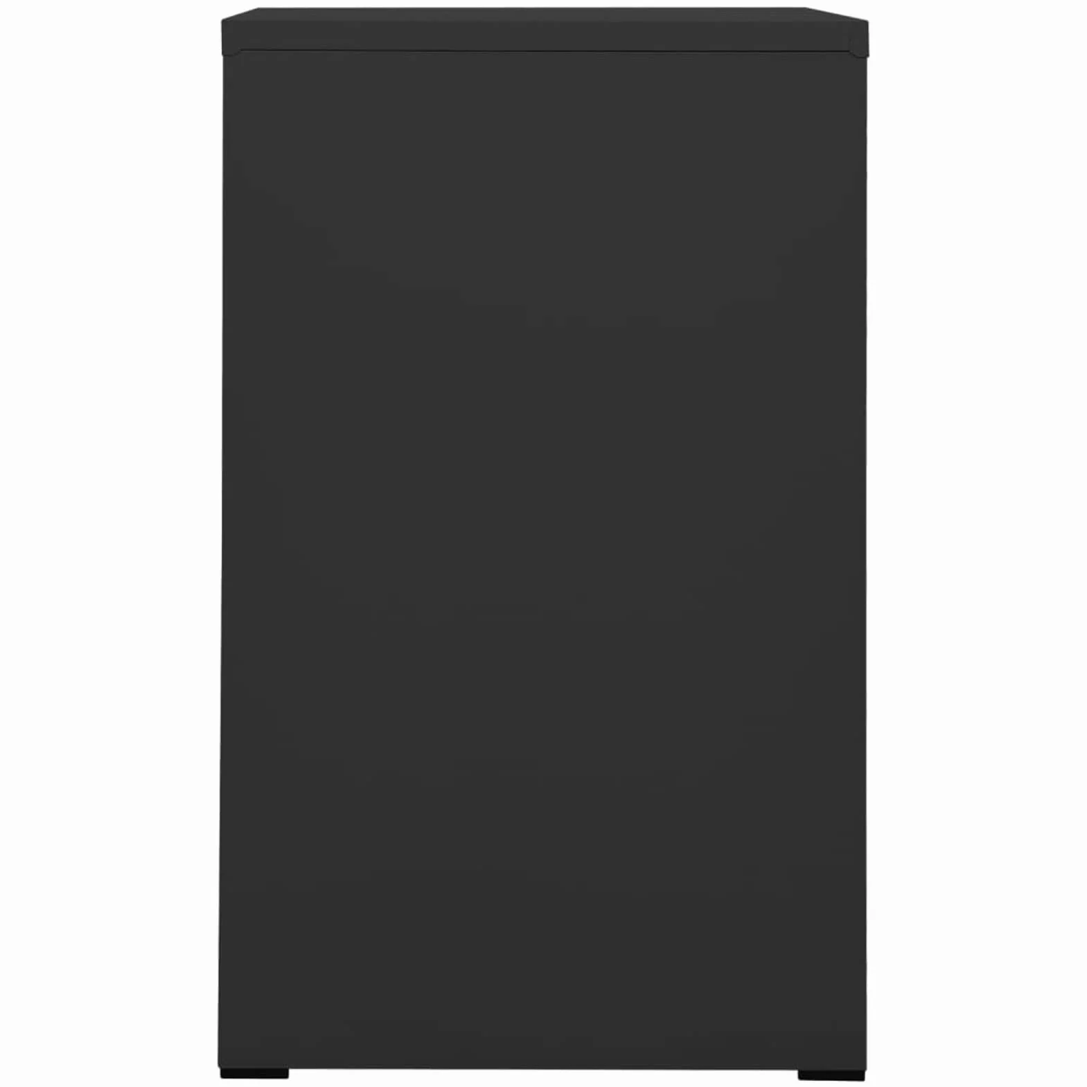ZEYUAN Armario archivador, Armario Oficina, Mueble Archivador, Cajonera Oficina, Cajonera Archivador, Mueble Cajonera, Archivador Oficina, de Acero Antracita 46x62x102,5 cm