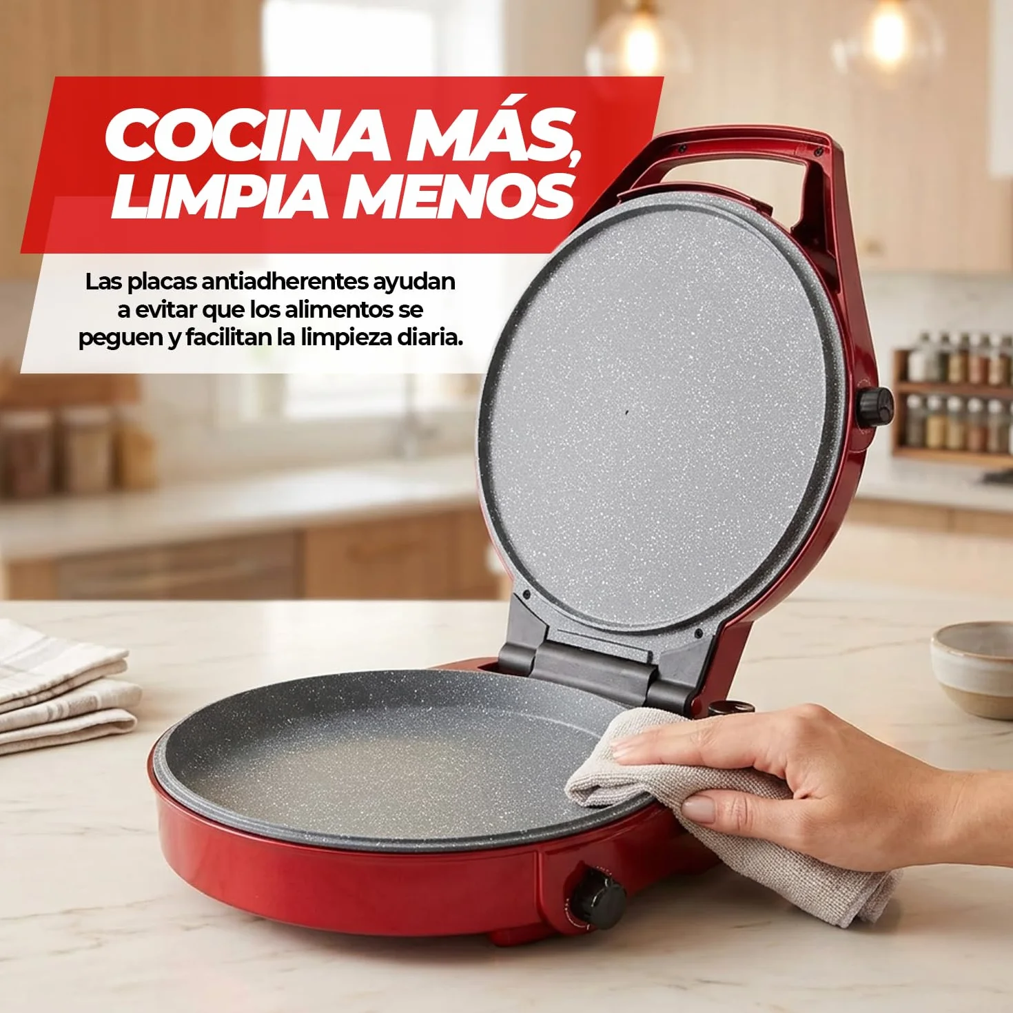 SOGO Horno Eléctrico 2en1 para Pizza y Barbacoa 30cm 1800W Horno Grill 180º