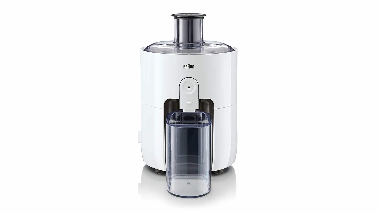 Braun Hogar PuEase SJ3100WH Licuadora, 500 W, diseño compacto, depósito de pulpa 1.25 L, jarra con separador pulpa 750 ml, blanco