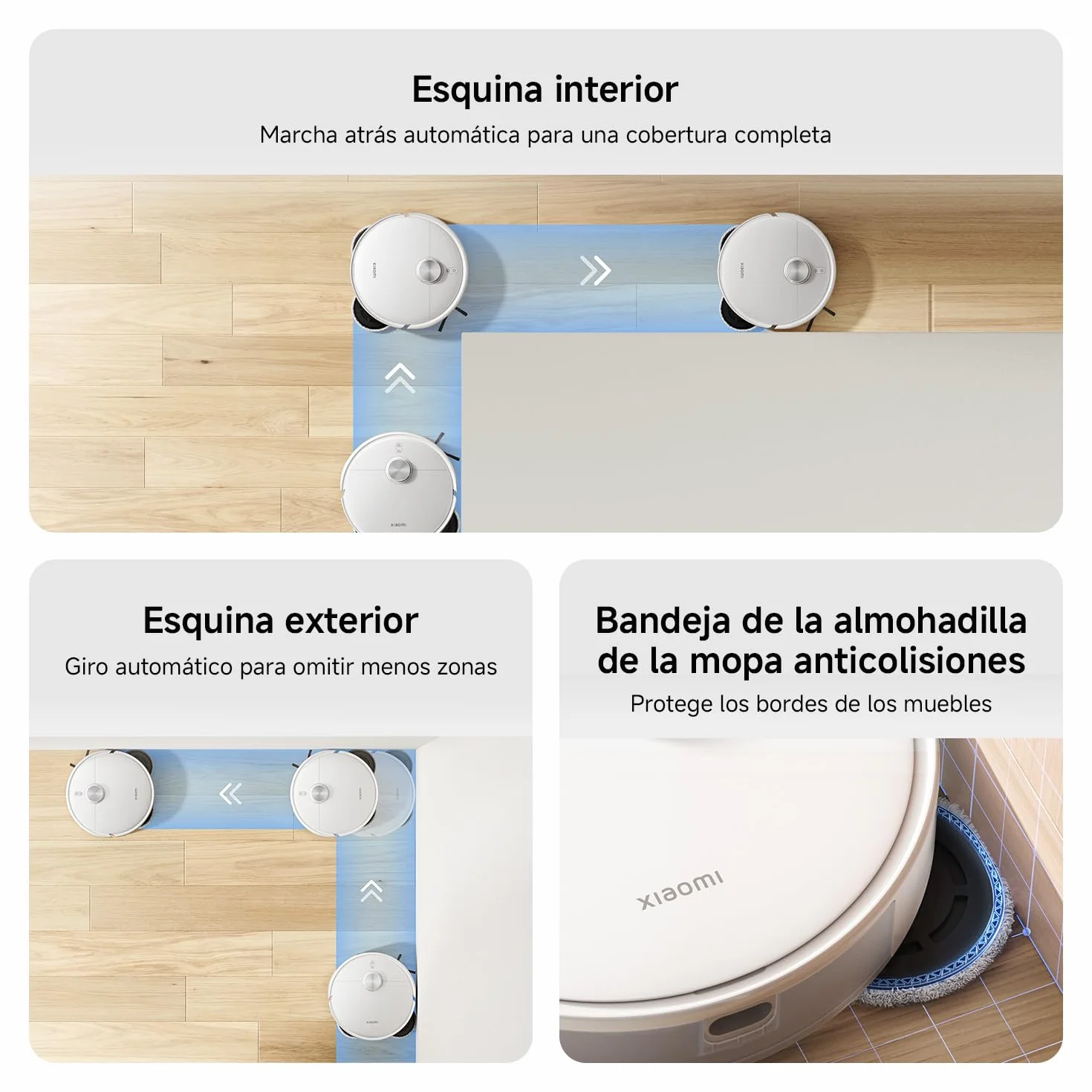 XIAOMI S40 Pro Robot Vacuum Cleaner 15000 Pa Suction Anti-tangle Brushes Auto-lift Mop App & Voice Control