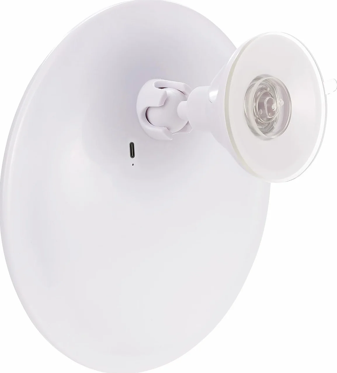 Sichler Beauty Espejo de Maquillaje con Luz LED y Ventosa, 5 Aumentos, Batería