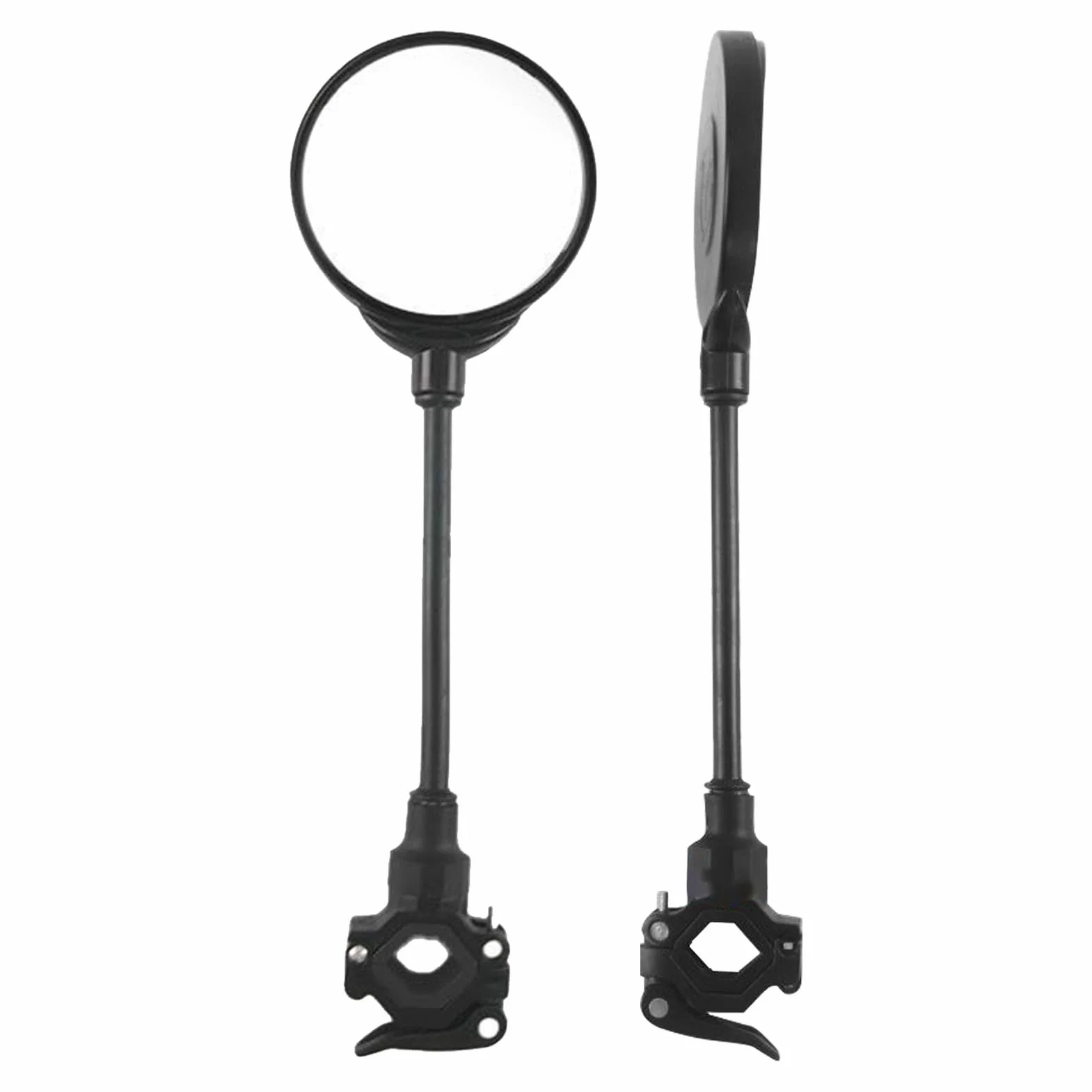 Espejo giratorio flexible para cochecito de bebé, visión de seguridad de gran angular, montaje seguro, diseño ajustable, espejo de seguridad convexo fácil de instalar