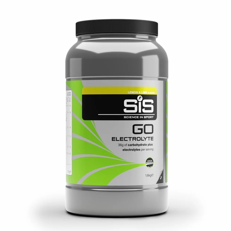 Science in Sport GO Polvo Electrolítico 1,6kg Limón Lima, Vegano - Bebida isotónica con electrolitos y carbohidratos