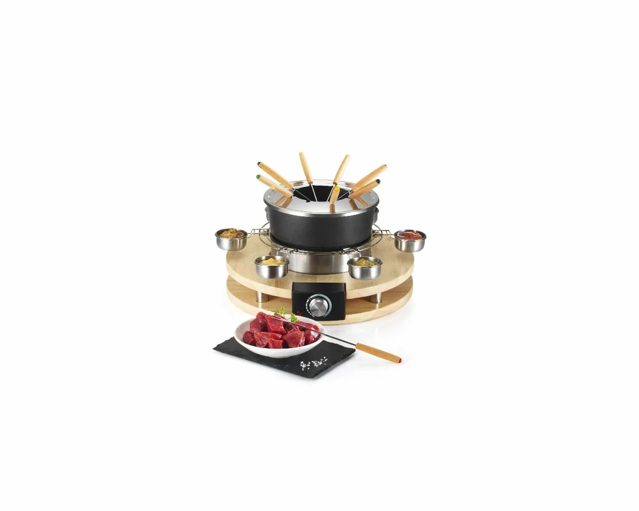 Kitchen chef fondue 1300w 8 tenedores kcwood.fond8
