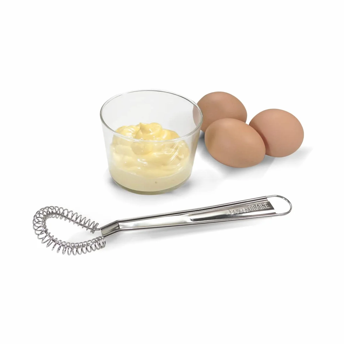 LA BONNE GRAINE - Cuchara Mágica para Mayonesa - Batidor para Salsas y Jugos - Batidor Fácil para Mayonesa - Acero Inoxidable - - 20 x 5 x 4 cm