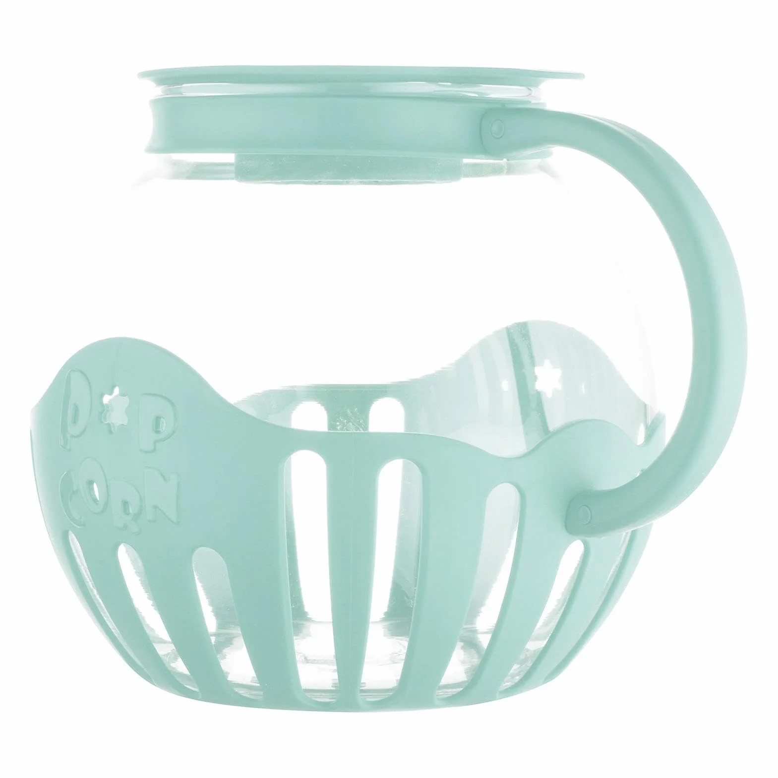 Tarro De Palomitas De Maíz 2.13L Micro-Pop Popper Vidrio De Borosilicato Para Microondas