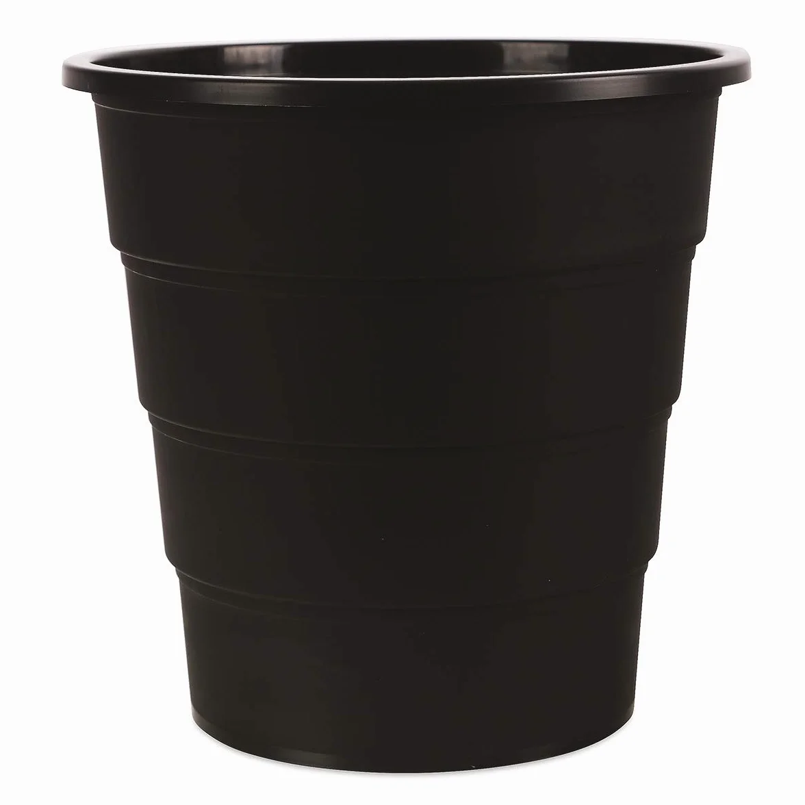 Office Products Model 19054621-05 - Cubo de basura de plástico (16 L, redondo, para oficina, cocina, 1 unidad, elegante y práctico, resistente, 30,8 x 31 x 30,8 cm)