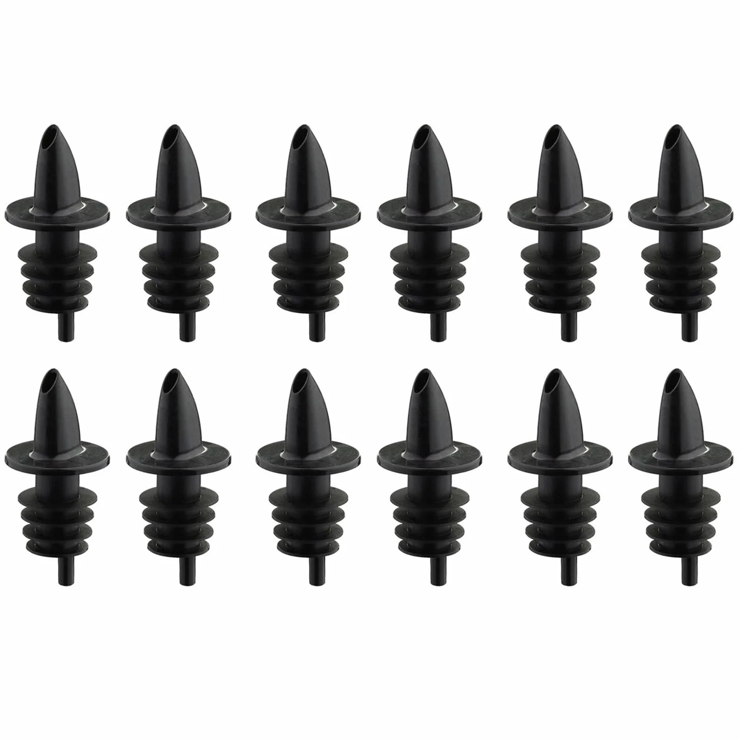 Westmark Vertedor de licor Dispensador con tubo de aire Boquilla de plástico Jet-Pour Negro 411020ES