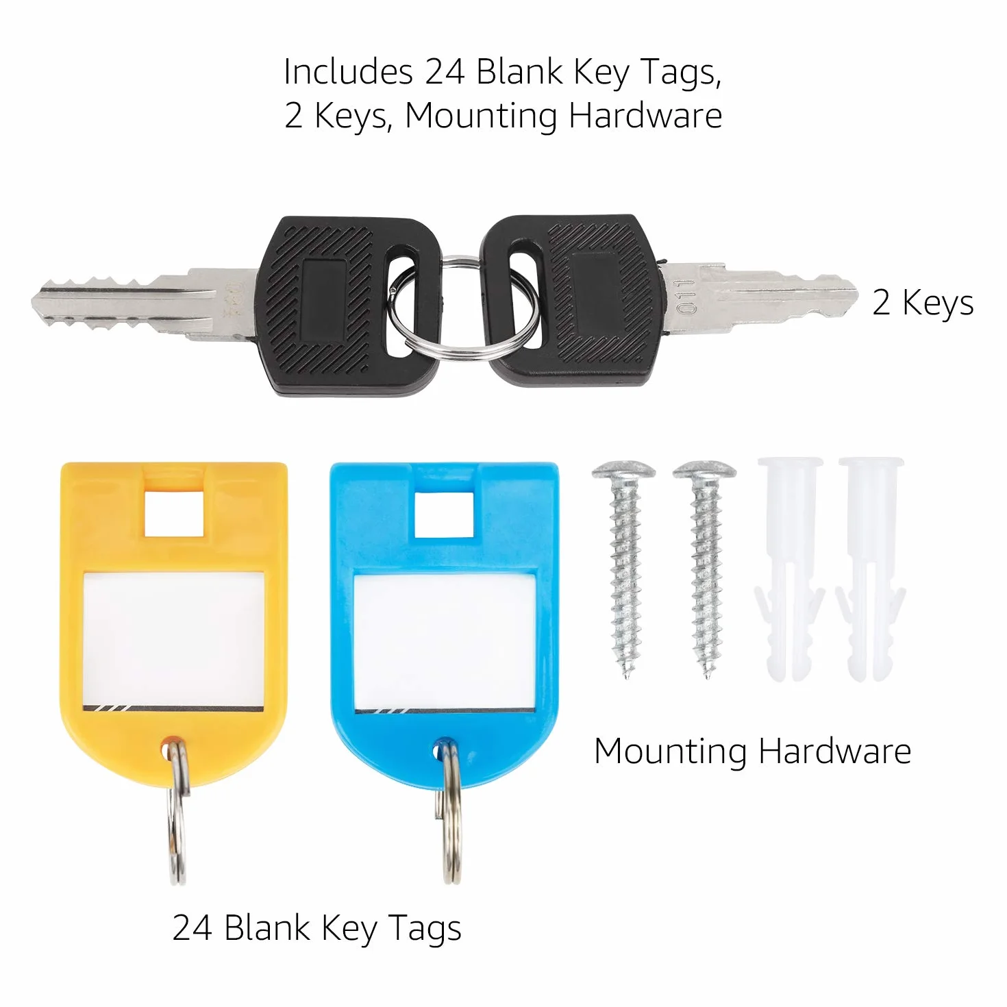Amazon Basics Cassetta di sicurezza 31.5 x 21.59 x 6.2 cm Argento con serratura