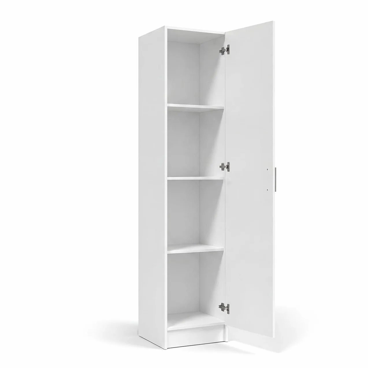 Duehome Armario Multiusos 1 Puerta Blanco 37x180x37 cm