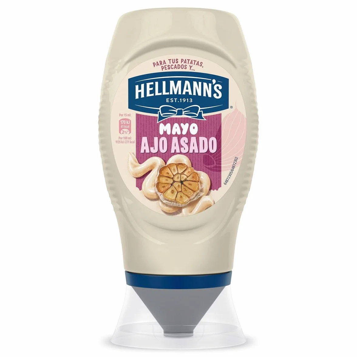 Hellmann's Mayo Ajo Asado Bocabajo 250 ML