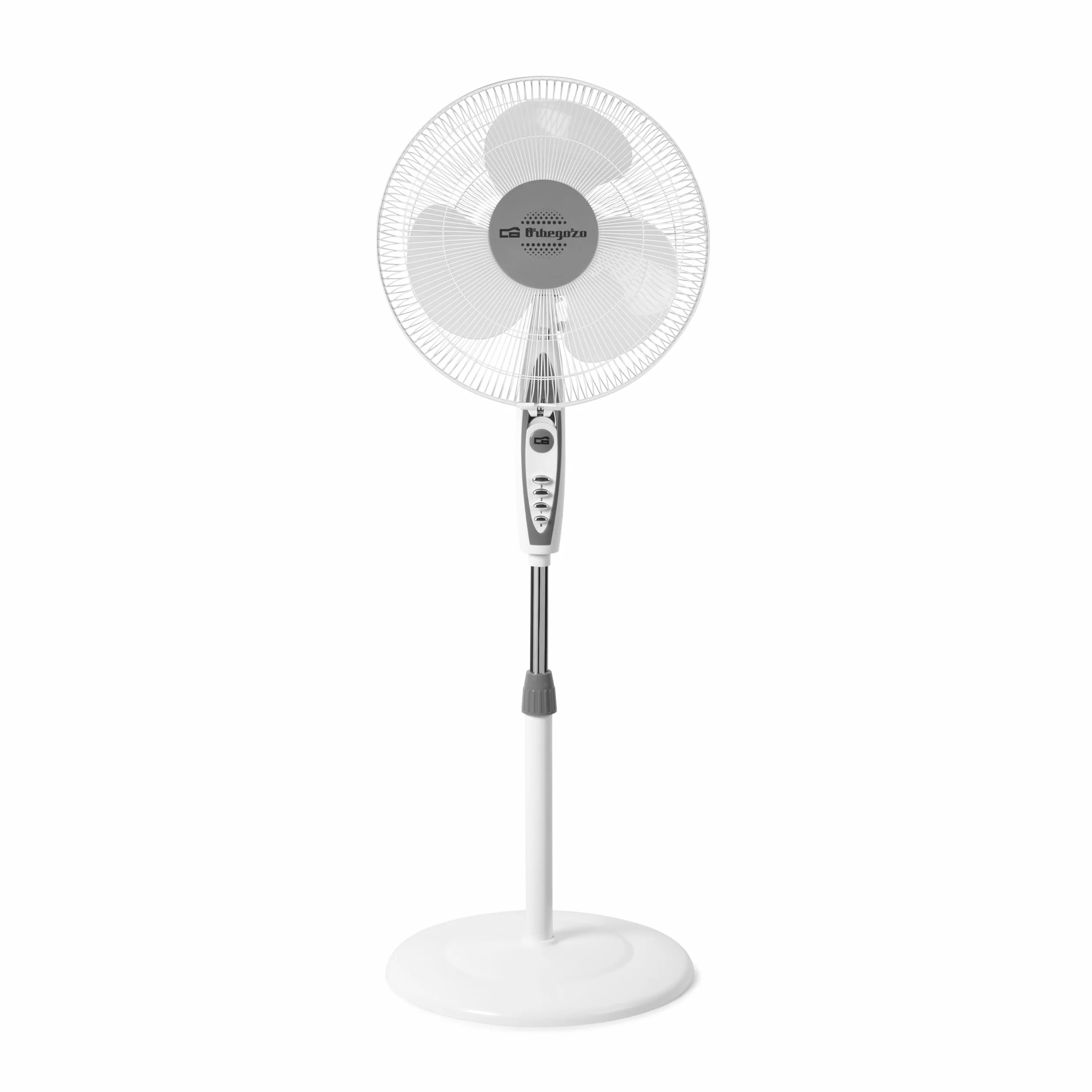 Orbegozo SF 0147 Ventilador de pie 50 W 40 cm 3 velocidades oscilante altura regulable blanco