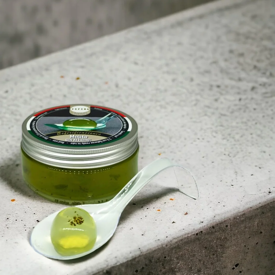 Esfera Mixología Molecular Kit Esferificaciones con Alginato de Sodio 5 Sabores Cocteleria Gin Tonic Regalo Gourmet