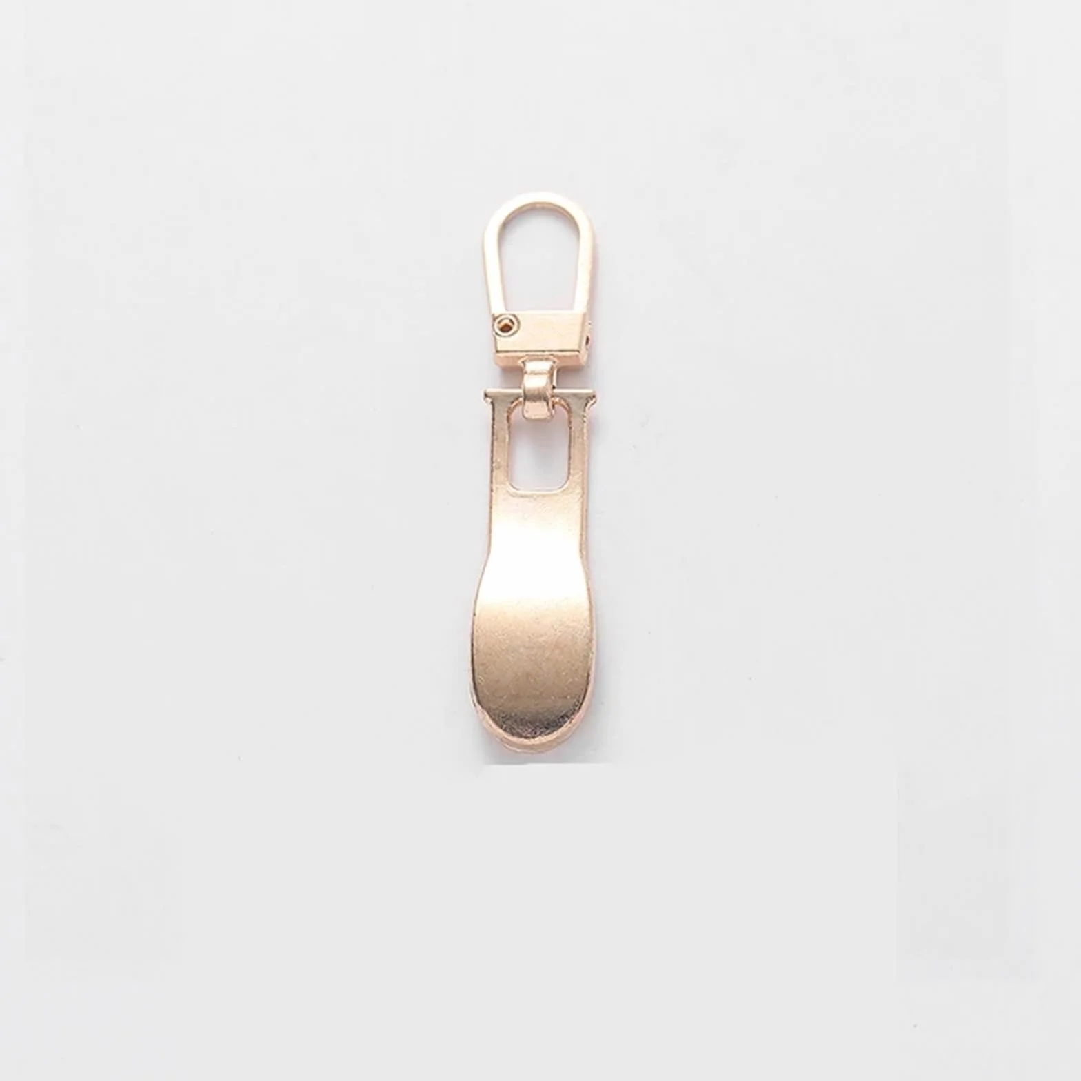 Recambios para tiradores de cremallera, Paquete de repuesto cabezal cremallera desmontable metal 5 formas múltiples multicolores(5pcs-wave Golden)
