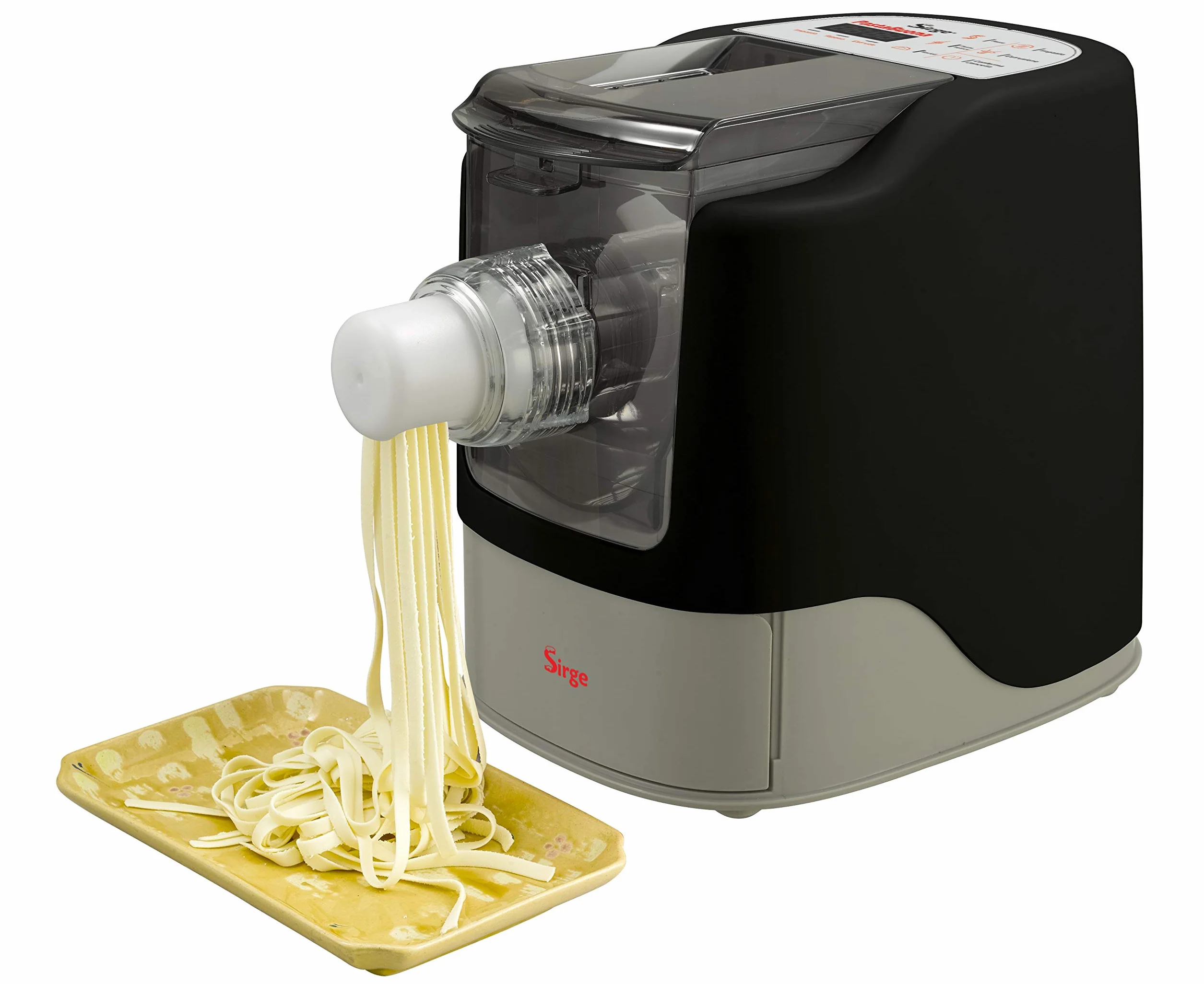 Sirge Pastabona Máquina para la Pasta 260 W – 13 Trafile – hasta 720 gr de pasta – Automática y también con Descanso – Incluye accesorio para pan/pizza/focas gratis