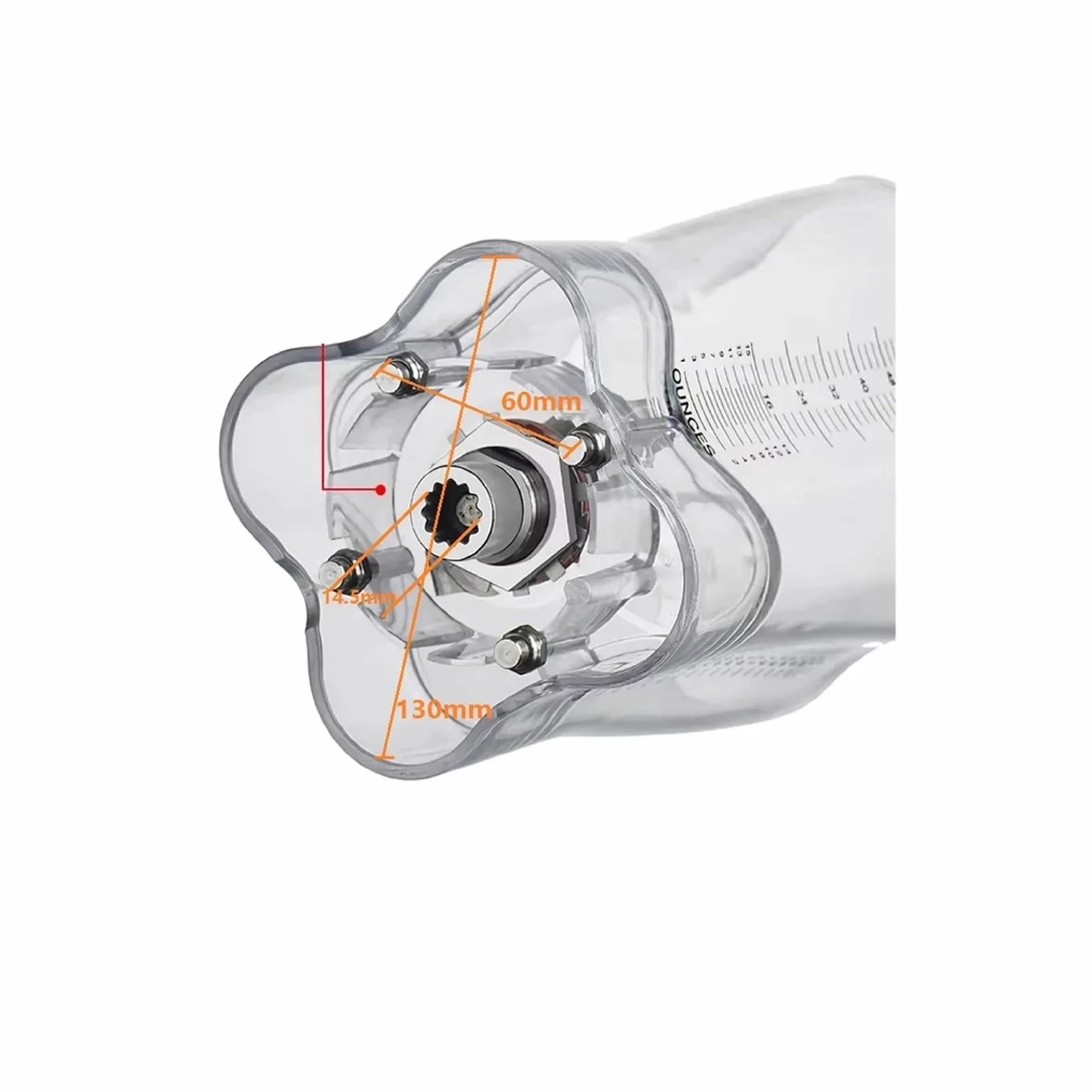 Vaso mezclador de repuesto compatible con Hamilton Beach HBH650-CCC/550/850