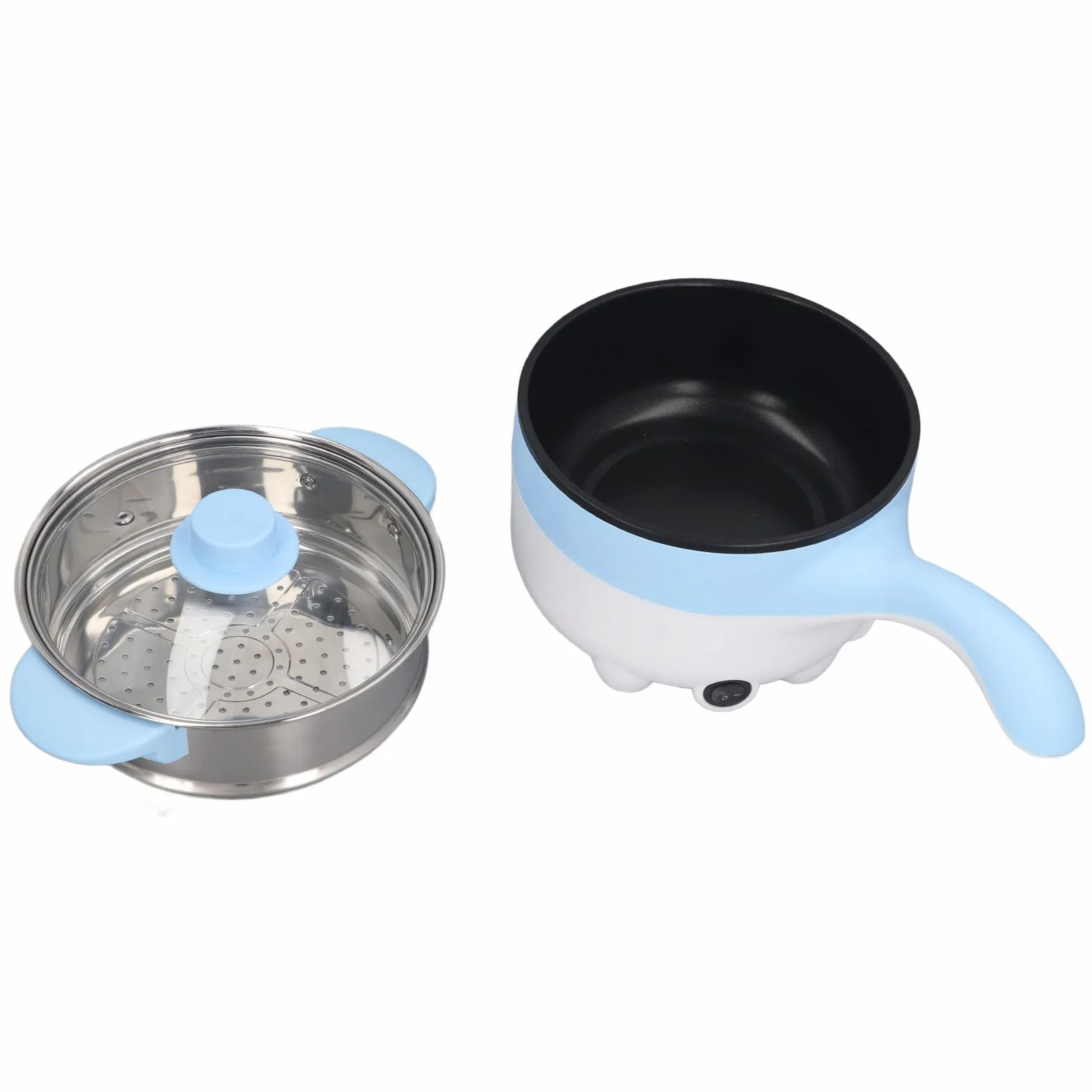 Olla de Cocina Eléctrica para Coche, Sartén Multifunción Portátil 24V 2L Acero Inoxidable para Picnic
