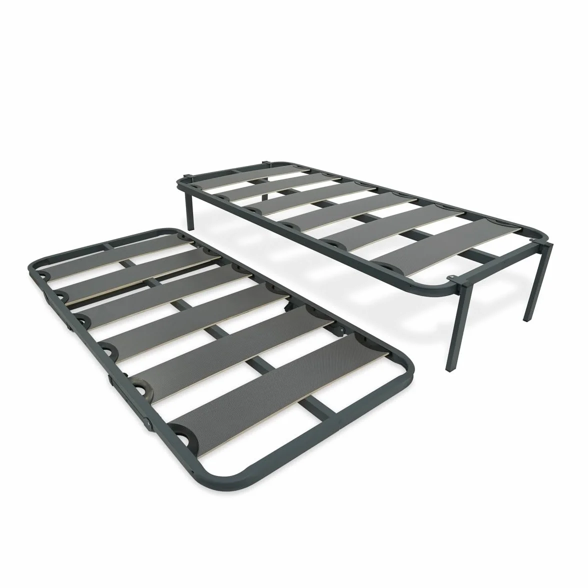 Canguro Reforzado Completo Cama Nido Anti-Ruido 2 Somieres Láminas Anchas 90x200