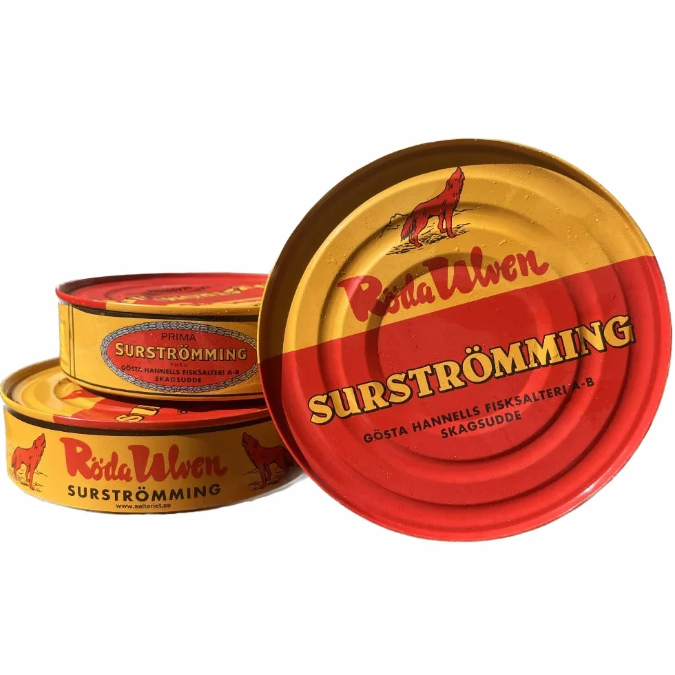 Röda Ulven Surströmming Original Hering enlatado 300 g Especialidad sueca