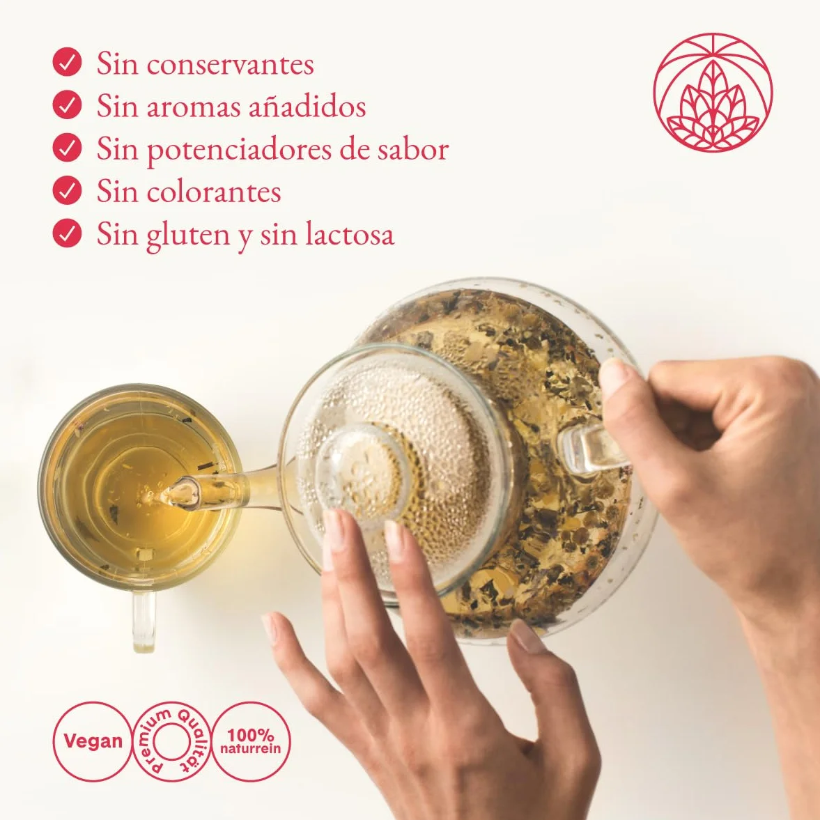Té de hojas de frambuesa 300g Infusión Final del Embarazo