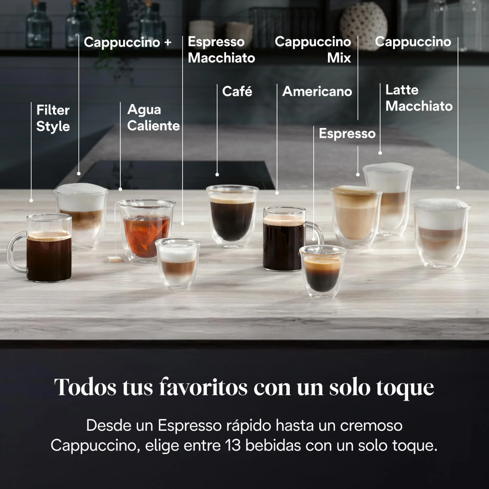 De’Longhi Magnifica Evo Next – Perfetto Cafetera Superautomática, LatteCrema Jarra de leche automática, 13 Bebidas One-Touch, Pantalla Táctil a Color,Plata y Negro (ECAM312.80.SB)
