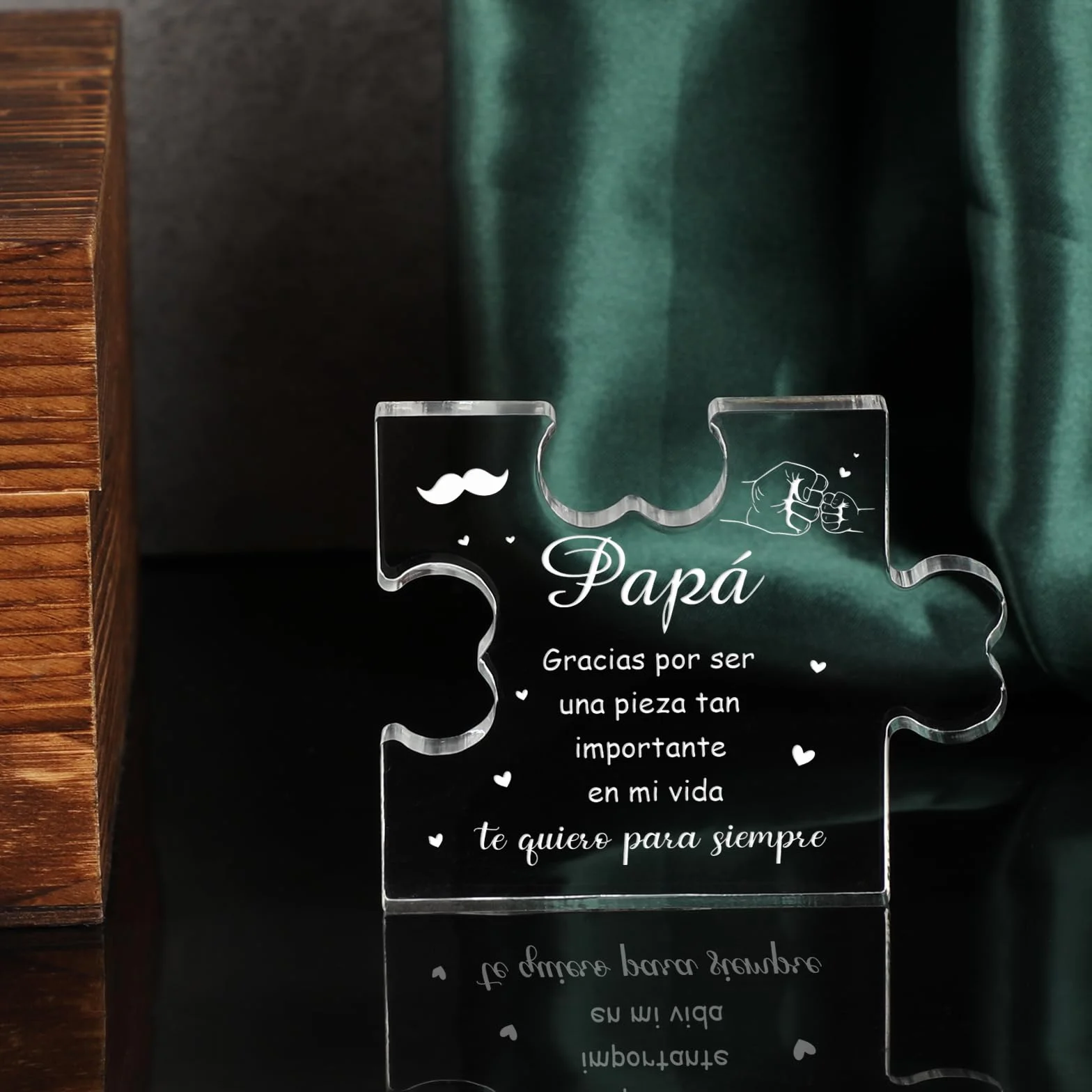 Regalo para Padre, Adornos de Acrílico, Cumpleaños, Navidad, Hija Hijo