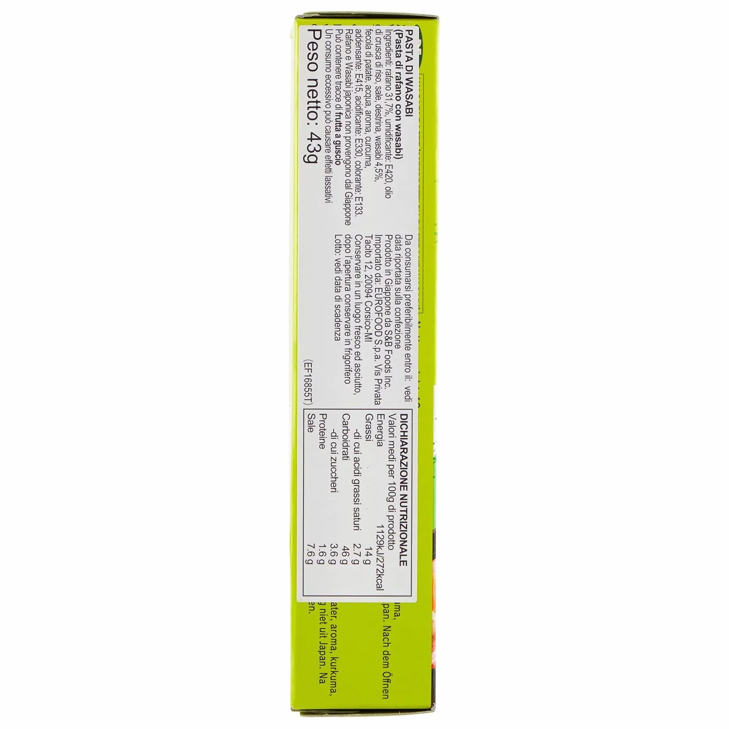 S&b Wasabi 43 g Pack de 5