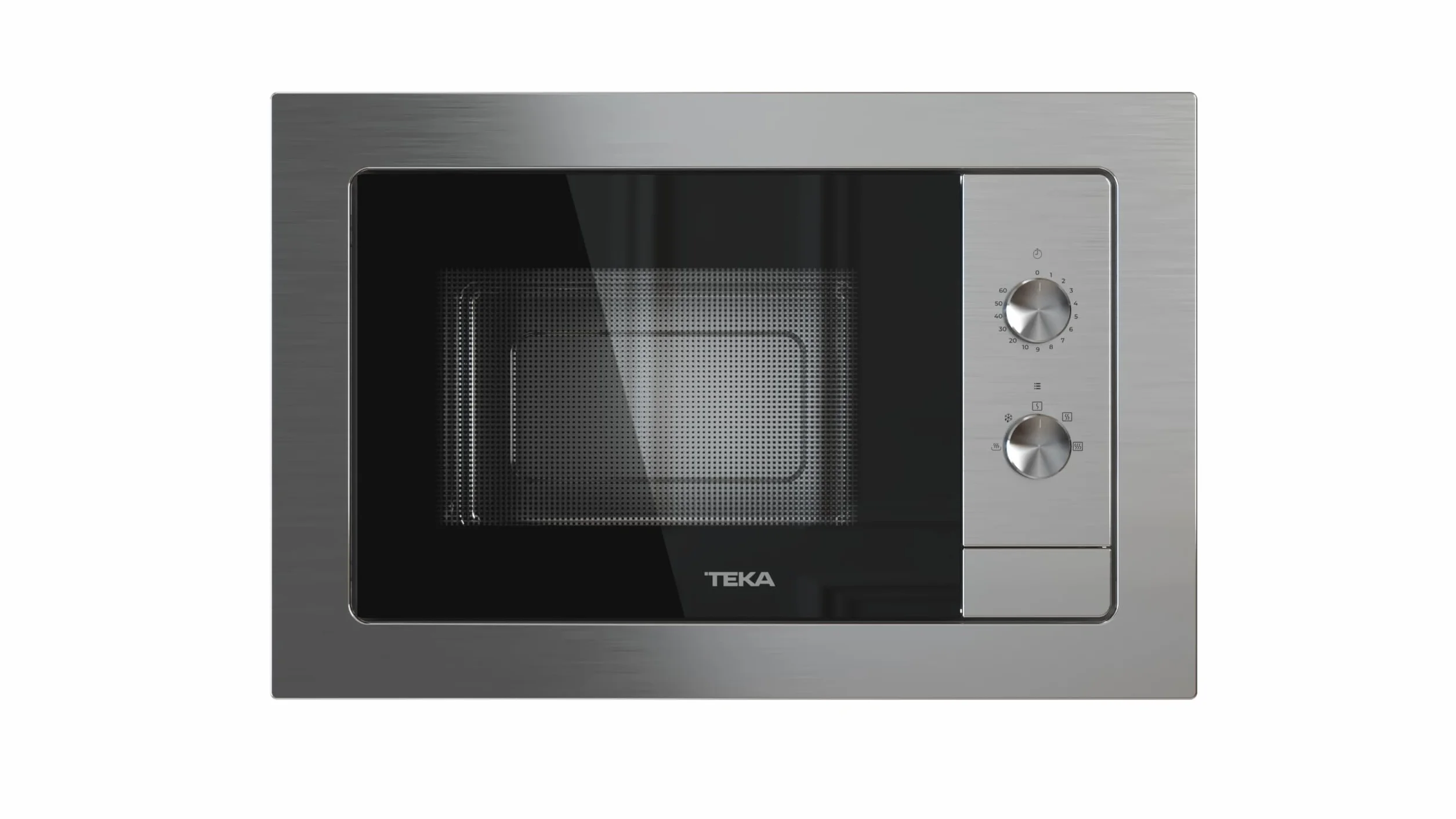 TEKA Microondas Integrable con Descongelación Automática, Capacidad 20 L, 5 Niveles de Potencia, Interior de Acero Inoxidable, Modelo NEO MB 6200 BI SS