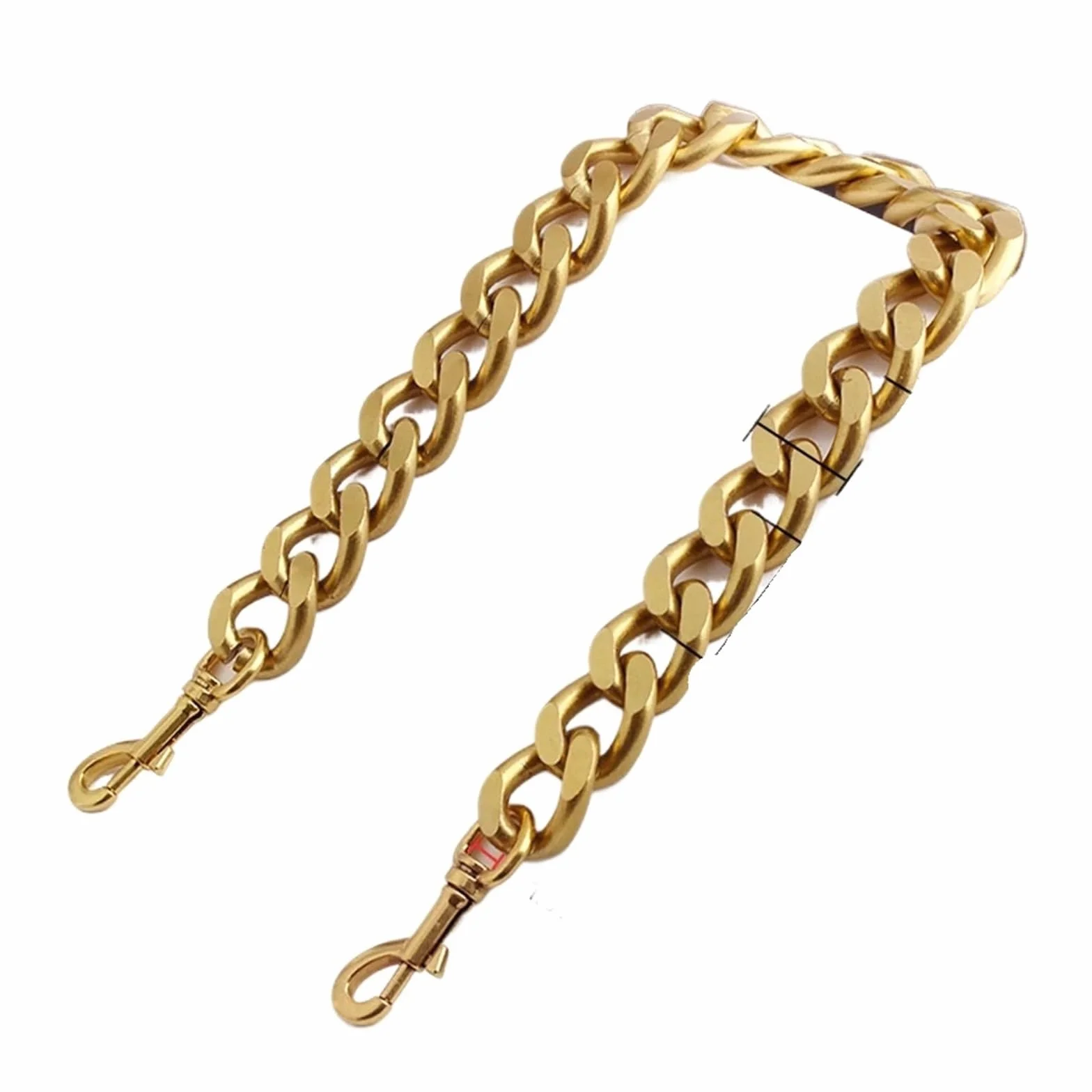 Cadenas MetáLicas Para Bolsos Correa de cadena for bolso aluminio, repuesto cadenas gruesas, hombro, correas desmontables para Bolsos Crochet(120cm)
