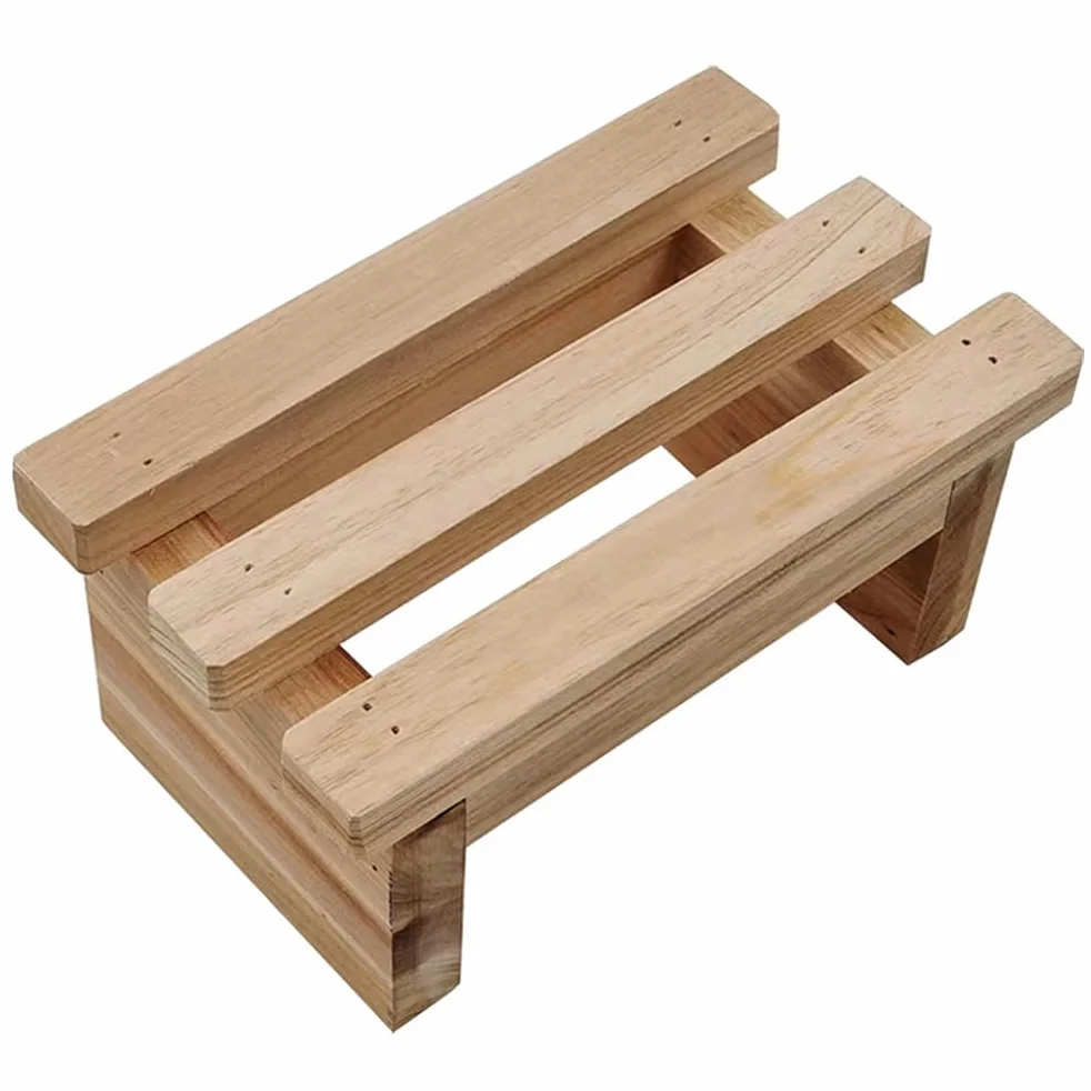 Banquito de Madera Pequeño y Portátil para Niños Taburete 9x5x4 Pulgadas