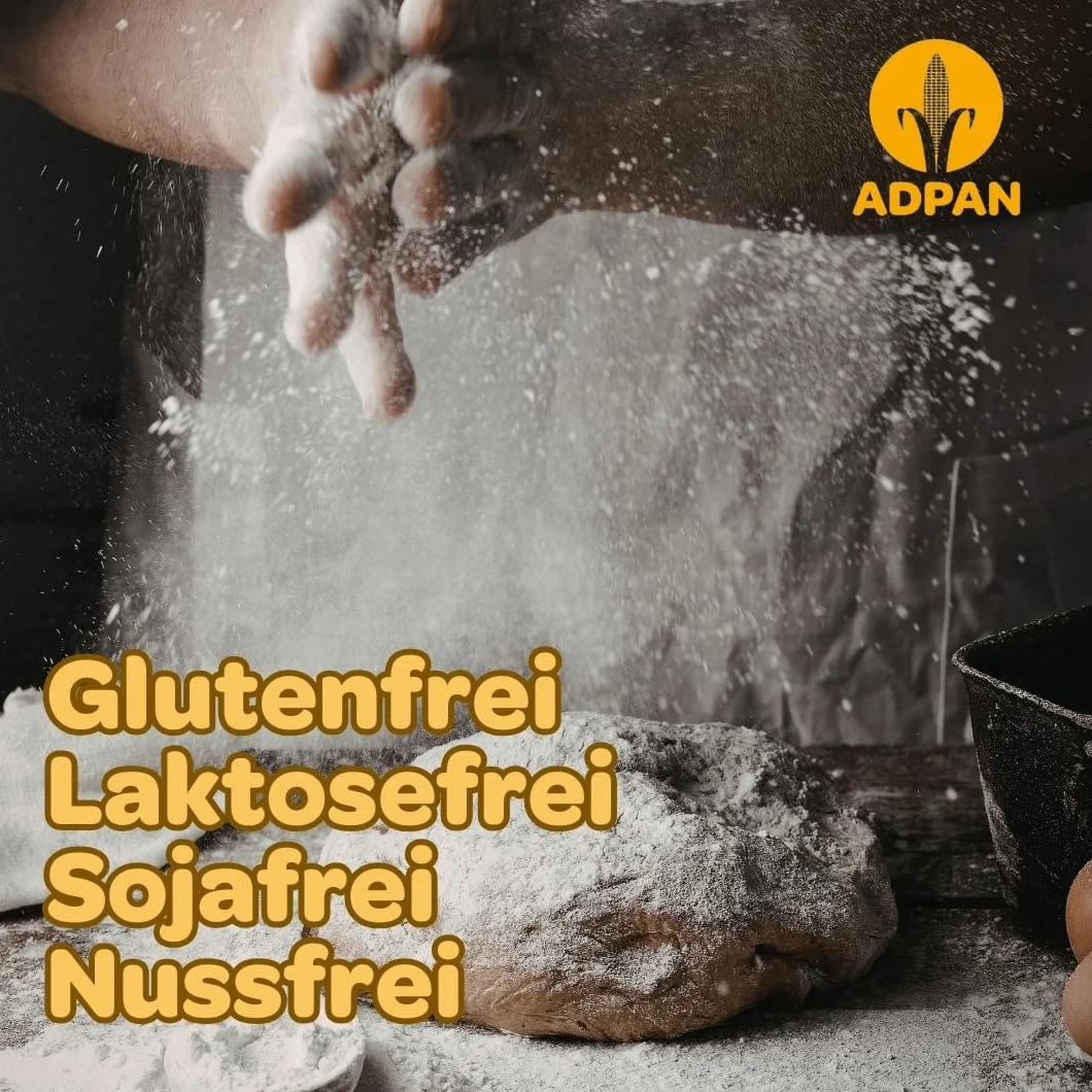 ADPAN Preparado de Pan Sin Gluten Harina Especial Vegano Mix Panadera Fibra Mezcla Sin Lactosa Pack 3x1kg