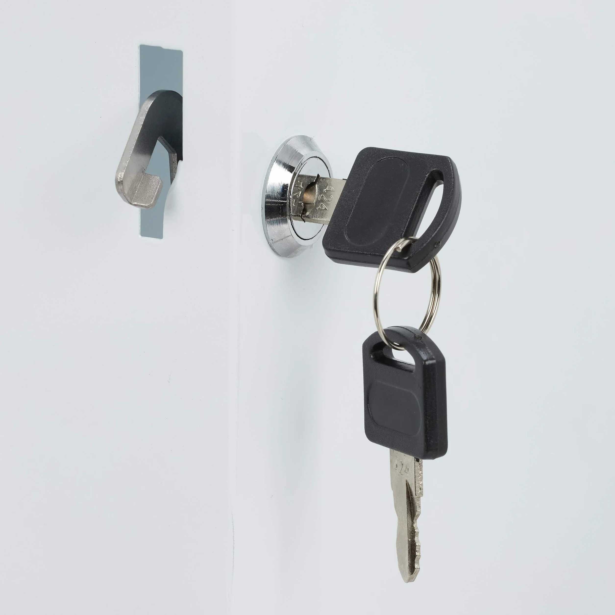 Relaxdays Armario Botiquín Extragrande 2 Puertas Acero 11 Compartimentos Cerradura 53 x 52,5 x 19,5 cm Blanco