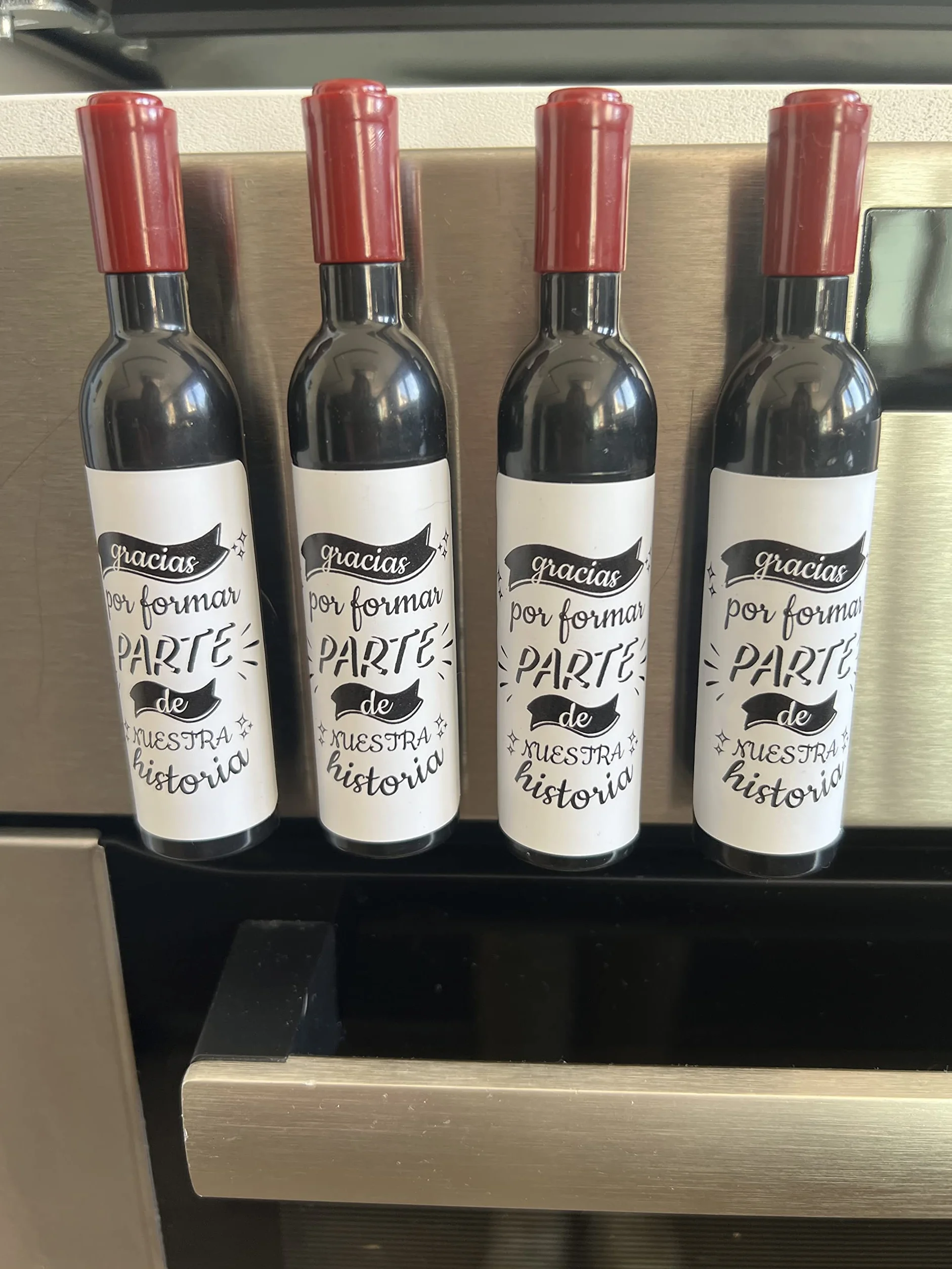 Pack de 25 Sacacorchos Magnéticos con Mensaje - Saca Corchos para Botellas Vino - Regalos Bodas Comuniones Bautizos