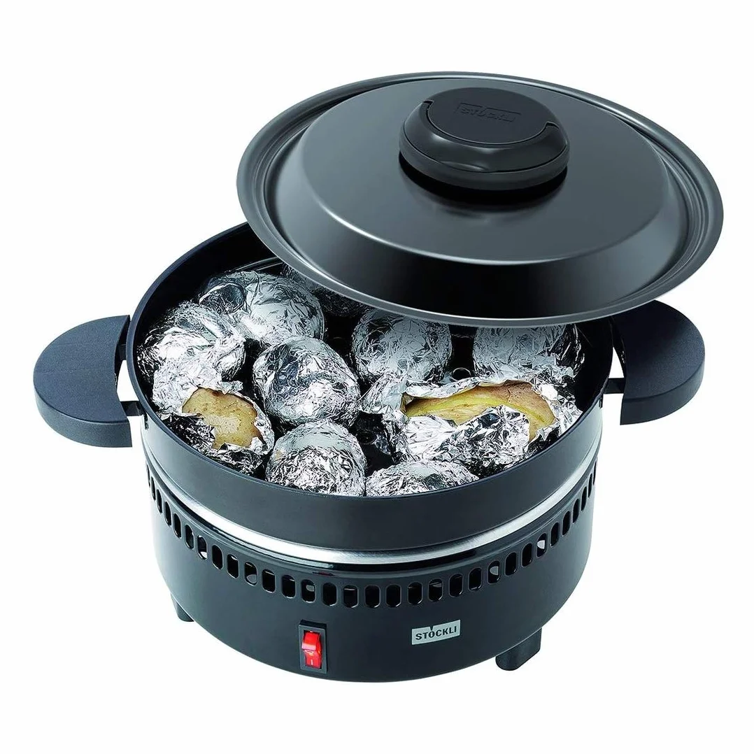 Stöckli Marroniofen Max Horno negro multiusos