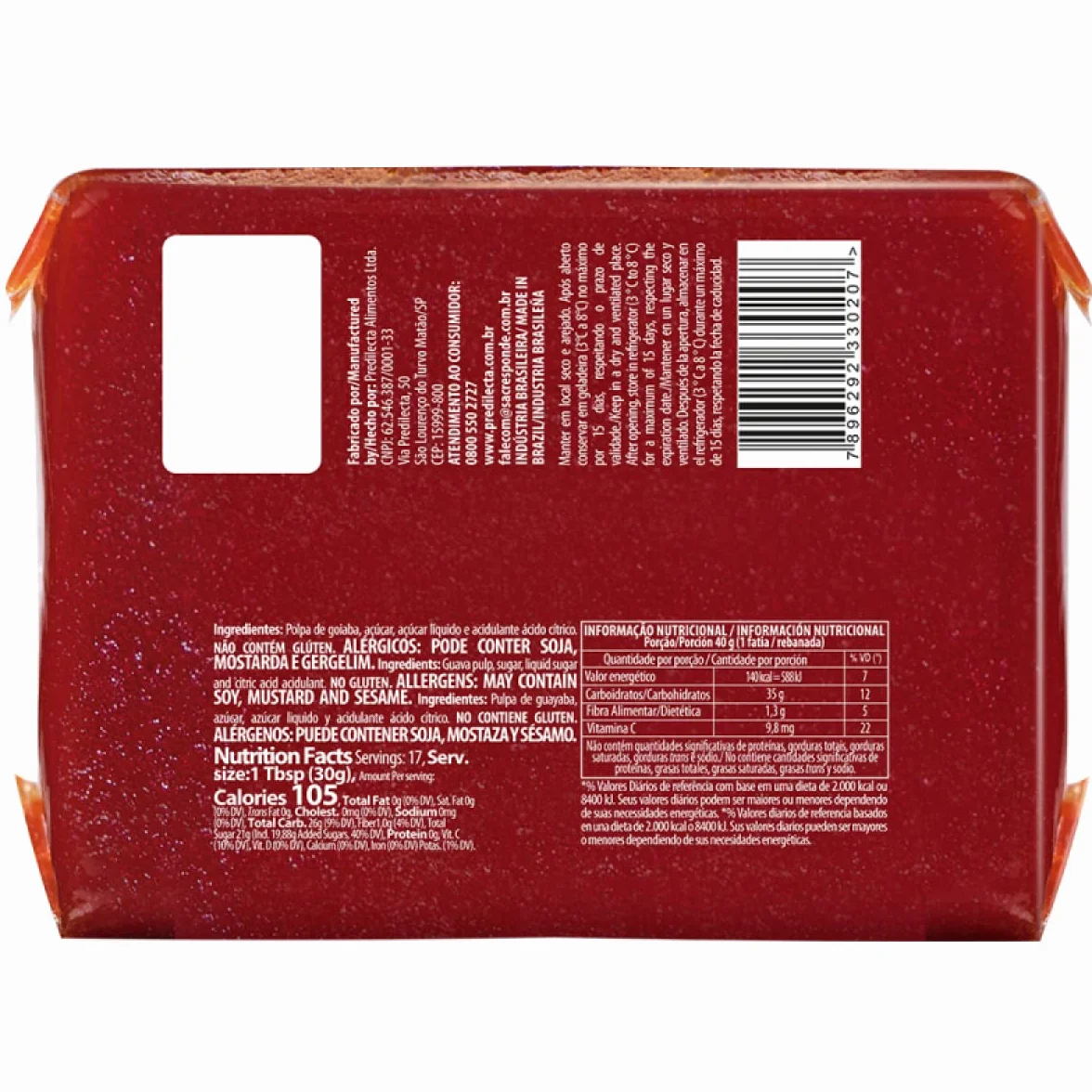 Predilecta Dulce de Guayaba Guava Paste 500g
