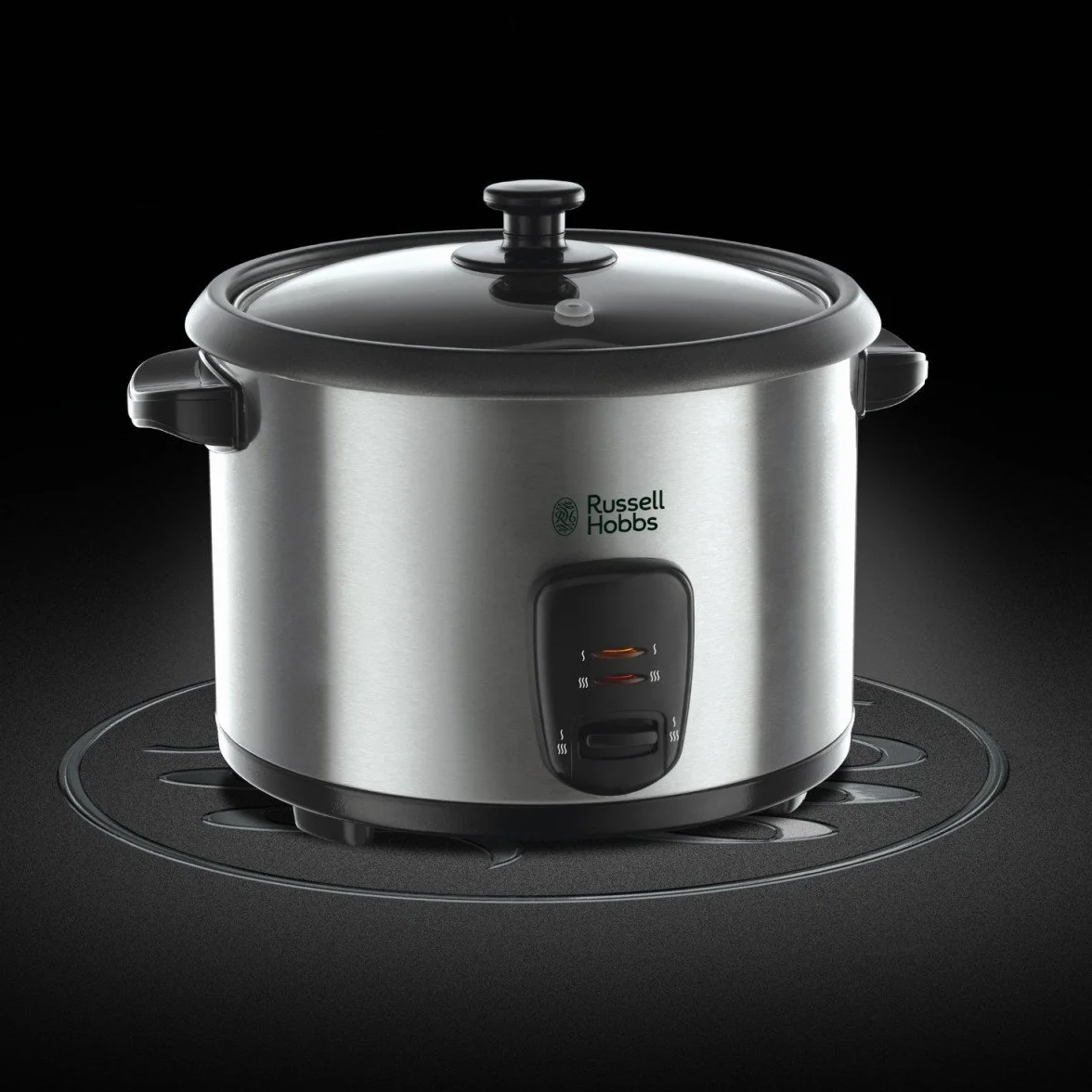 Russell Hobbs CookHome Vaporera y Arrocera 19750-56 1.8L 700W Inox Gris
