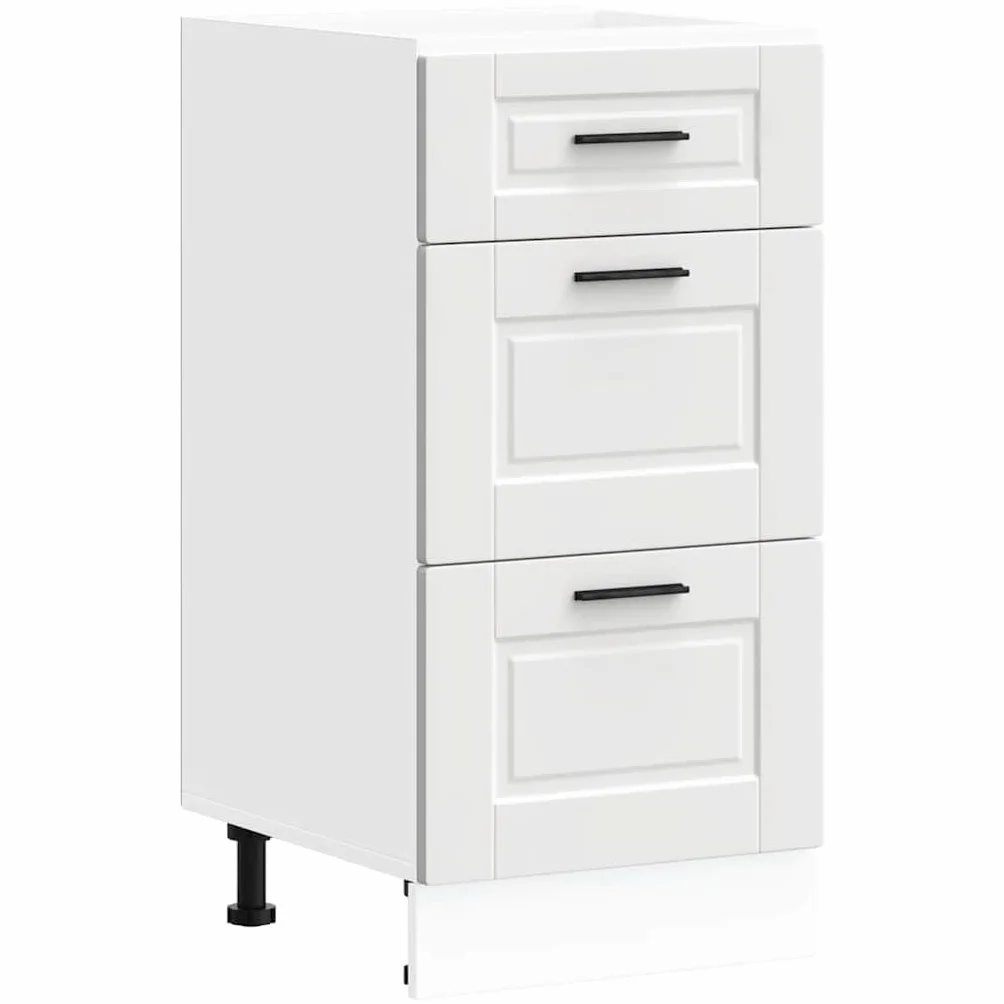 vidaXL Base de cocina Porto Blanco multicapa