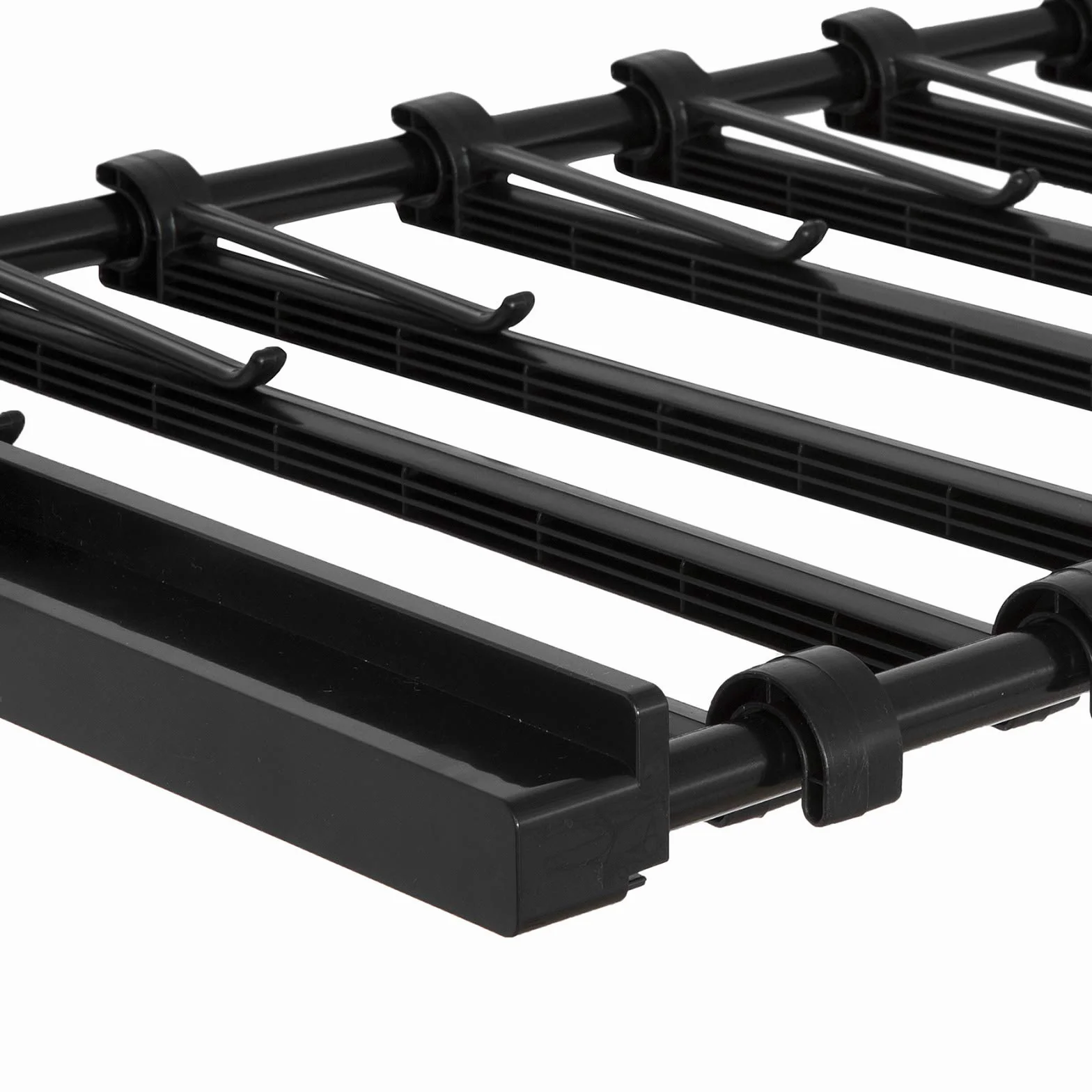 SoBuy FRG38 Perchero telescópico extensible metal y plástico