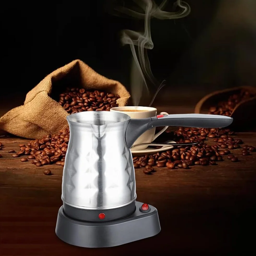 Cafetera Turca Eléctrica 500 Ml con Enchufe Europeo