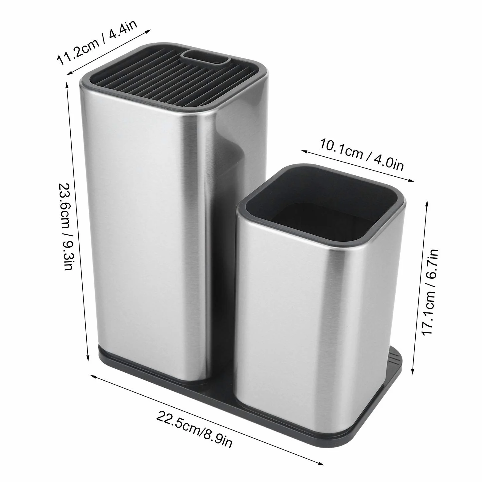 Soporte universal para bloque de cuchillos, porta cuchillos cocina para encimera