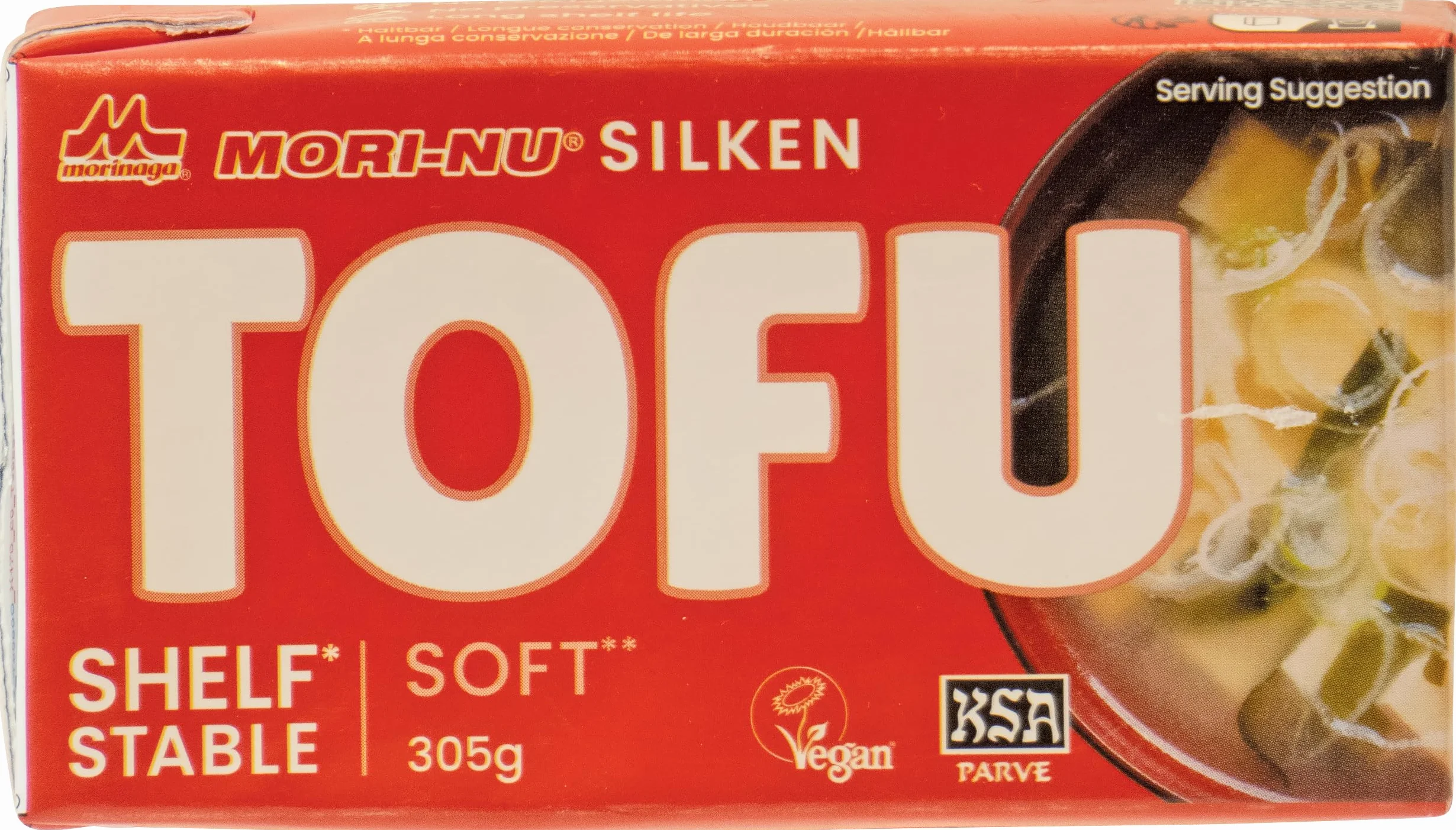 MORI-NU Tofu suave de soja 305 g