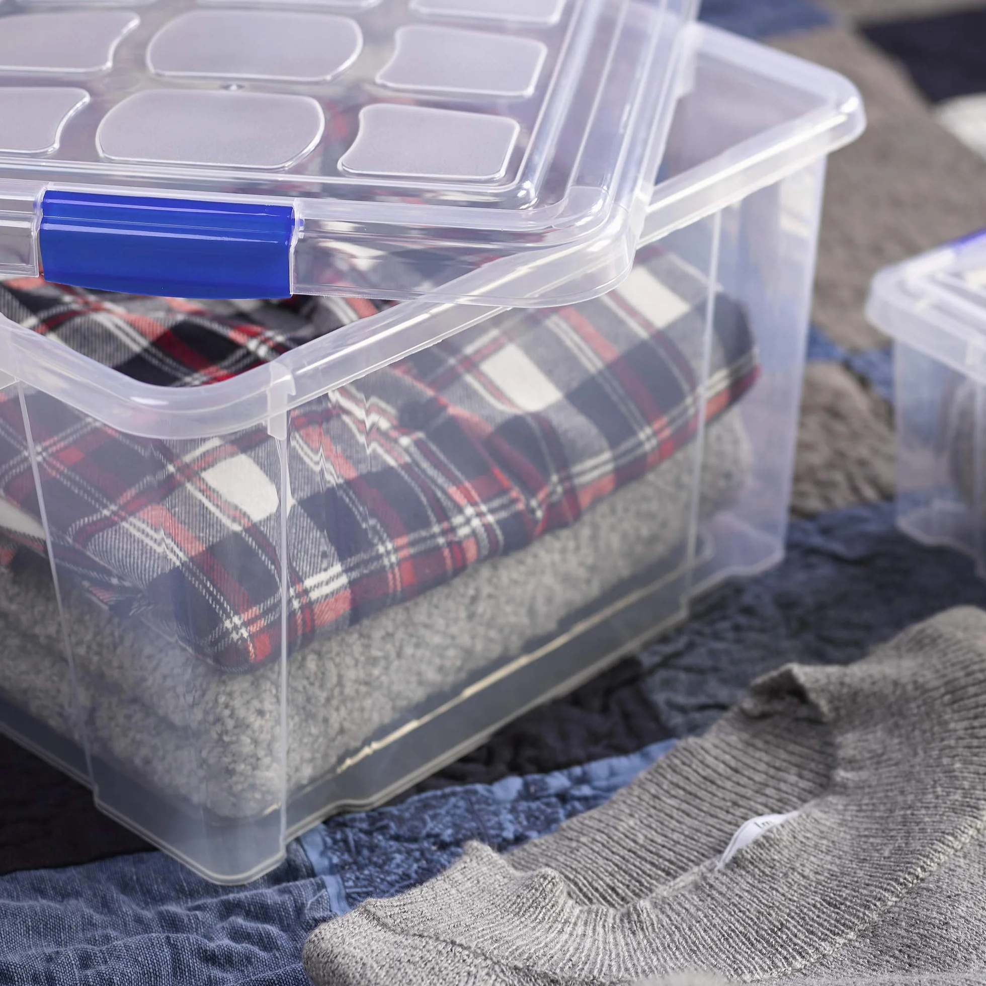 PLASTIC FORTE Caja de almacenamiento transparente 16 Litros