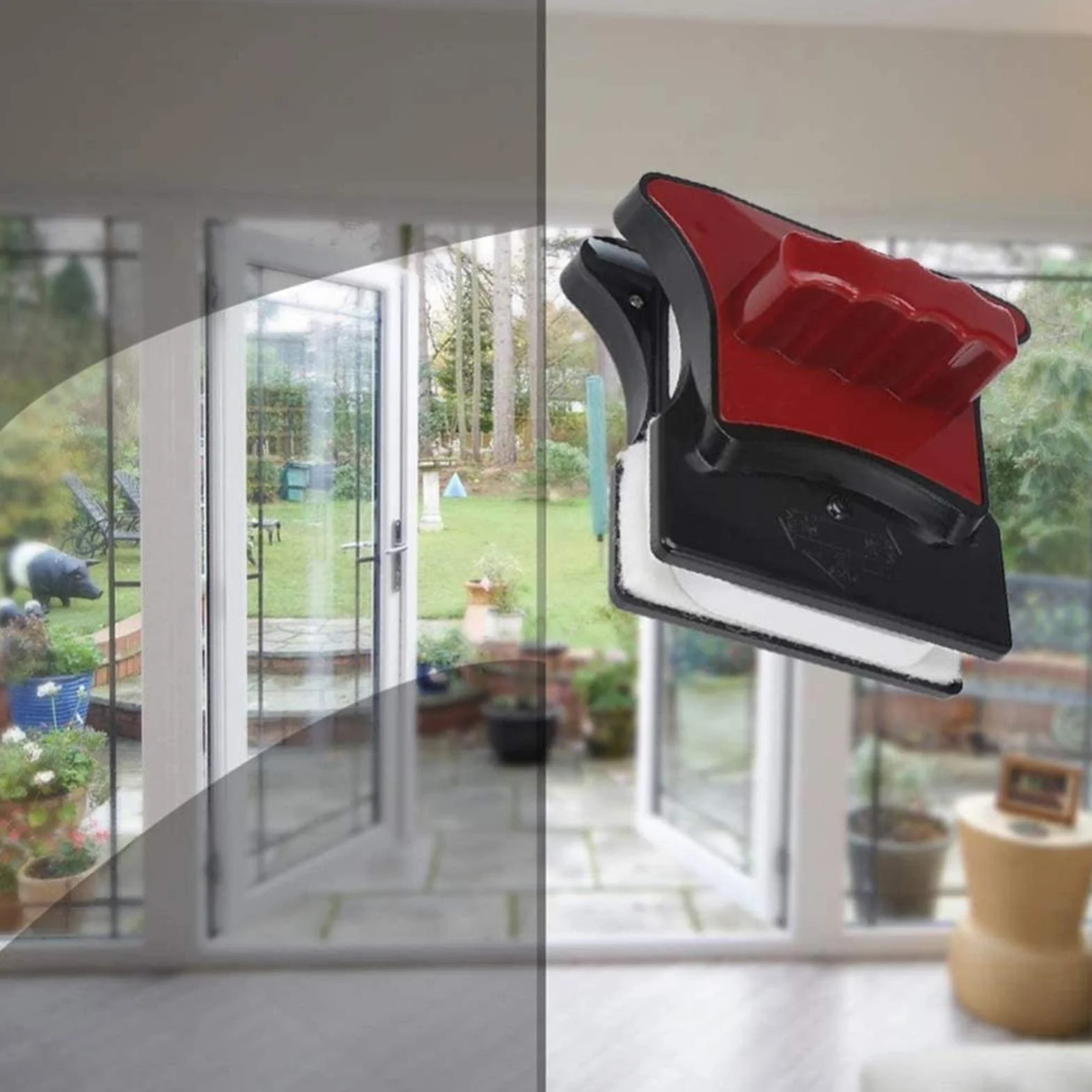 Limpiador de Ventanas magnéticas de Doble Cara, limpiaparabrisas de Vidrio Cepillos de Limpieza for Lavar Ventanas Herramientas de Limpieza de hogares