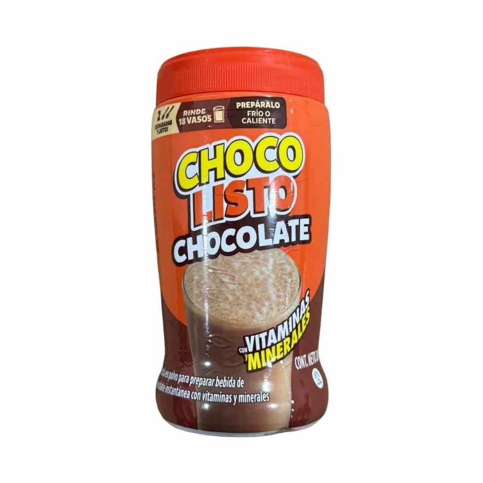 Chocolisto Mezcla en Polvo Instantánea de Chocolate con Vitaminas y Minerales