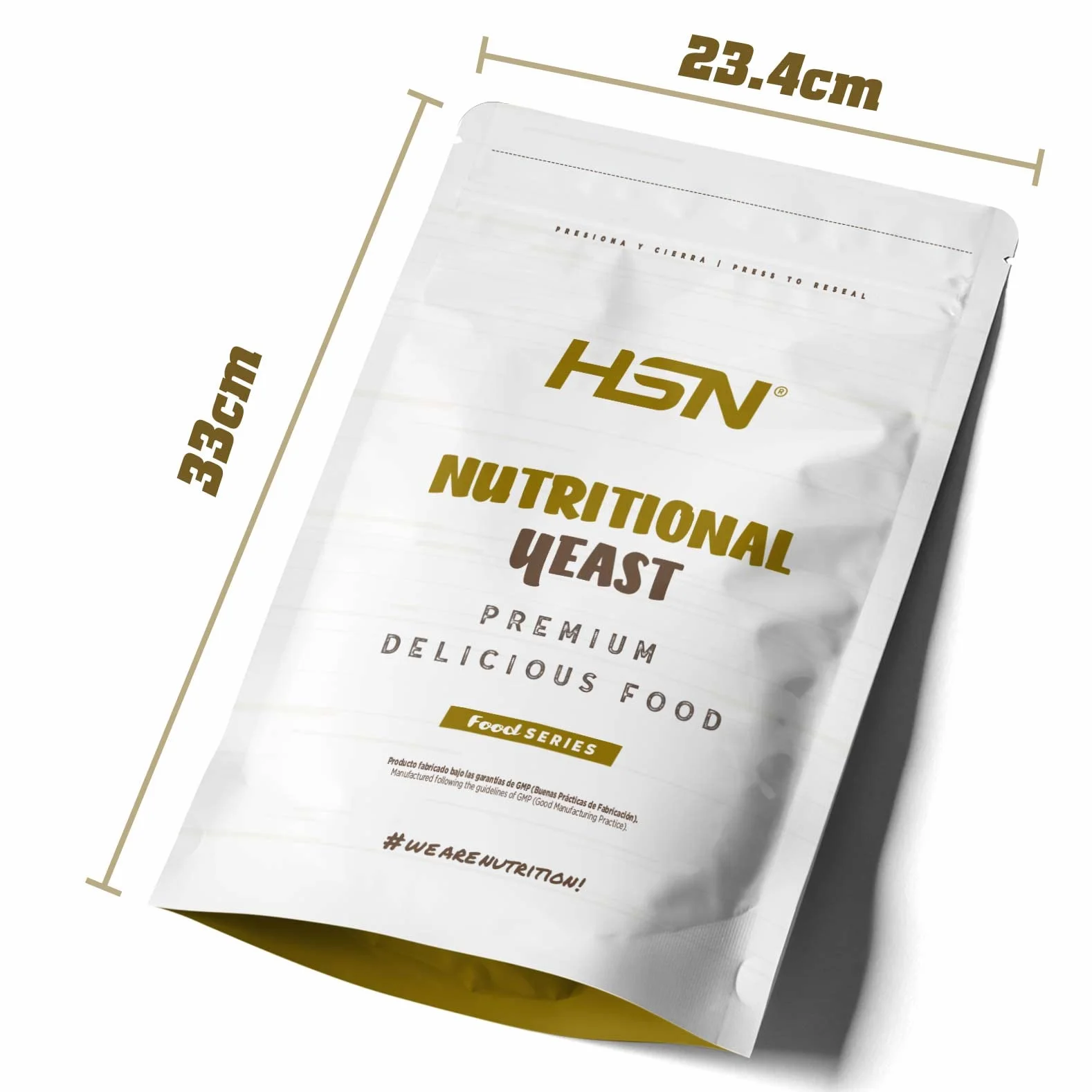 Levadura Nutricional Engevita en Copos HSN 500 g Sabor Umami No-GMO Vegano Sin Gluten