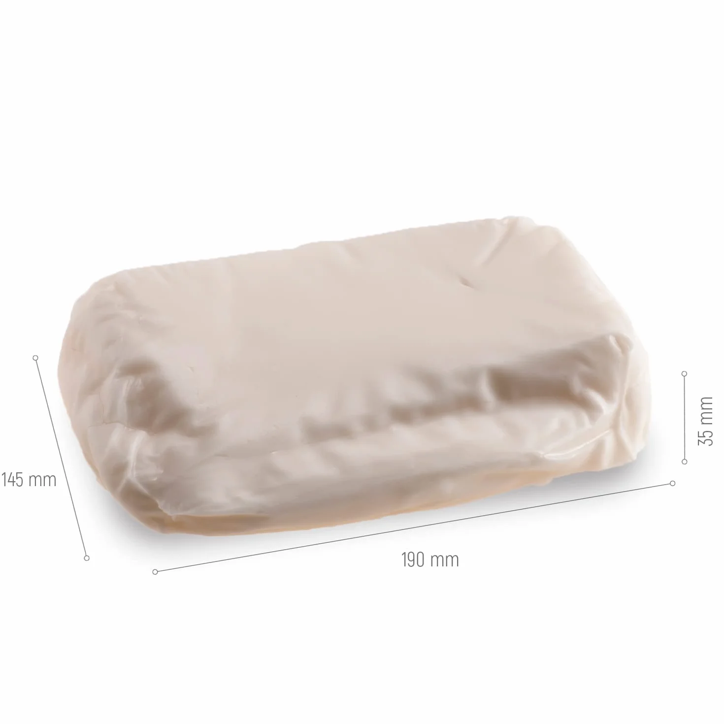 Dekora Pasta de Azúcar Fondant Blanco 1 kg para Tartas y Bizcochos