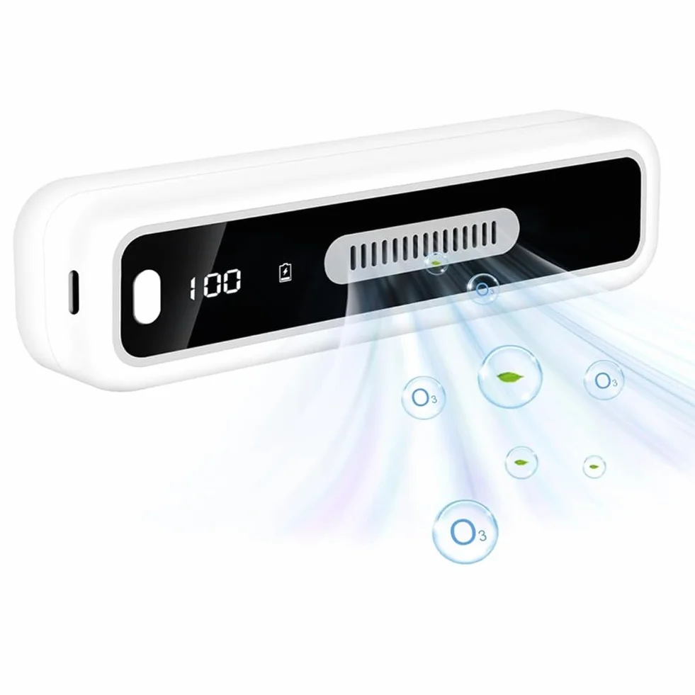 Desodorante para Refrigerador Mini USB con Pantalla LED Recargable Reutilizable