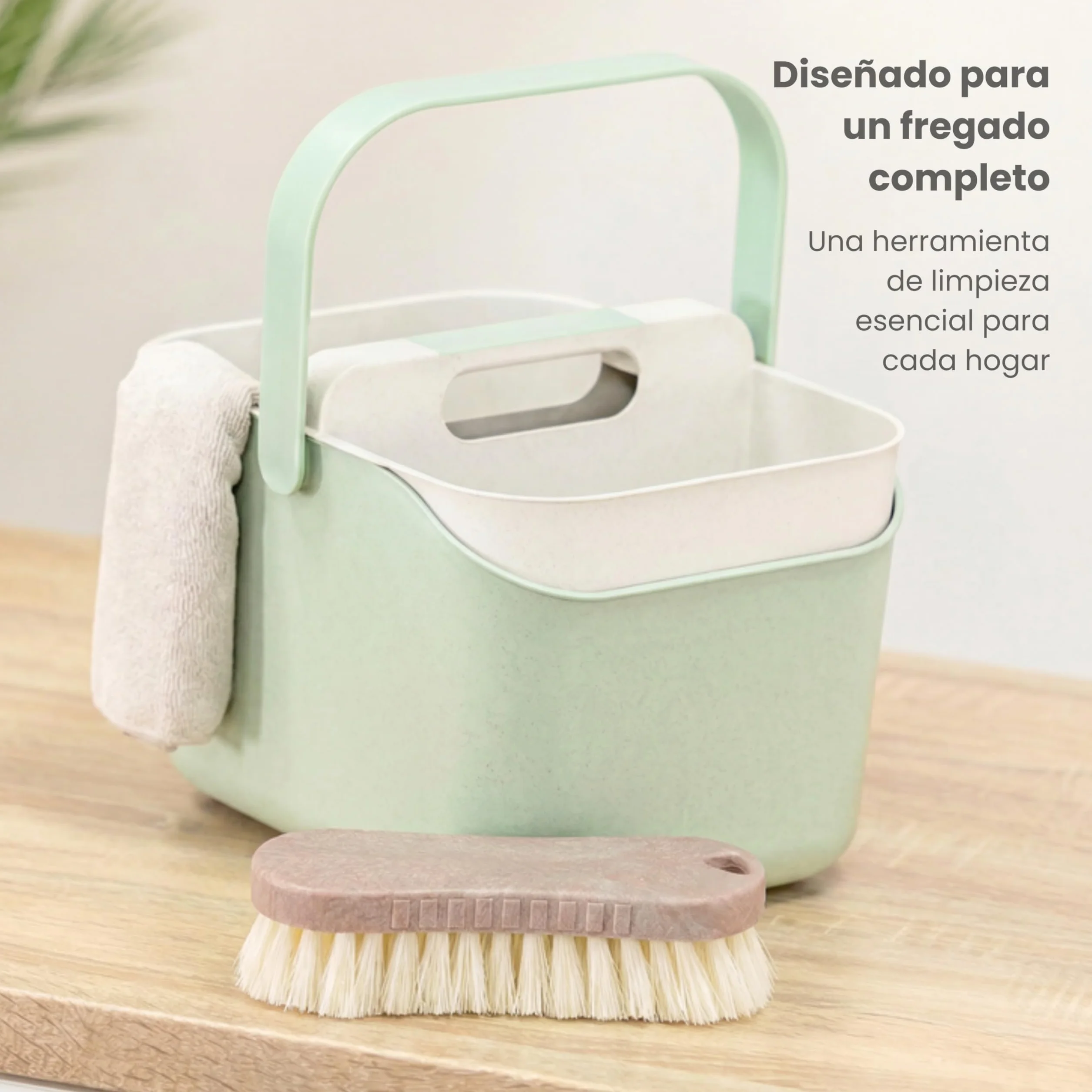Vigar Cepillo Multifuncional Cerdas Duras 12x6x4 cm Marrón