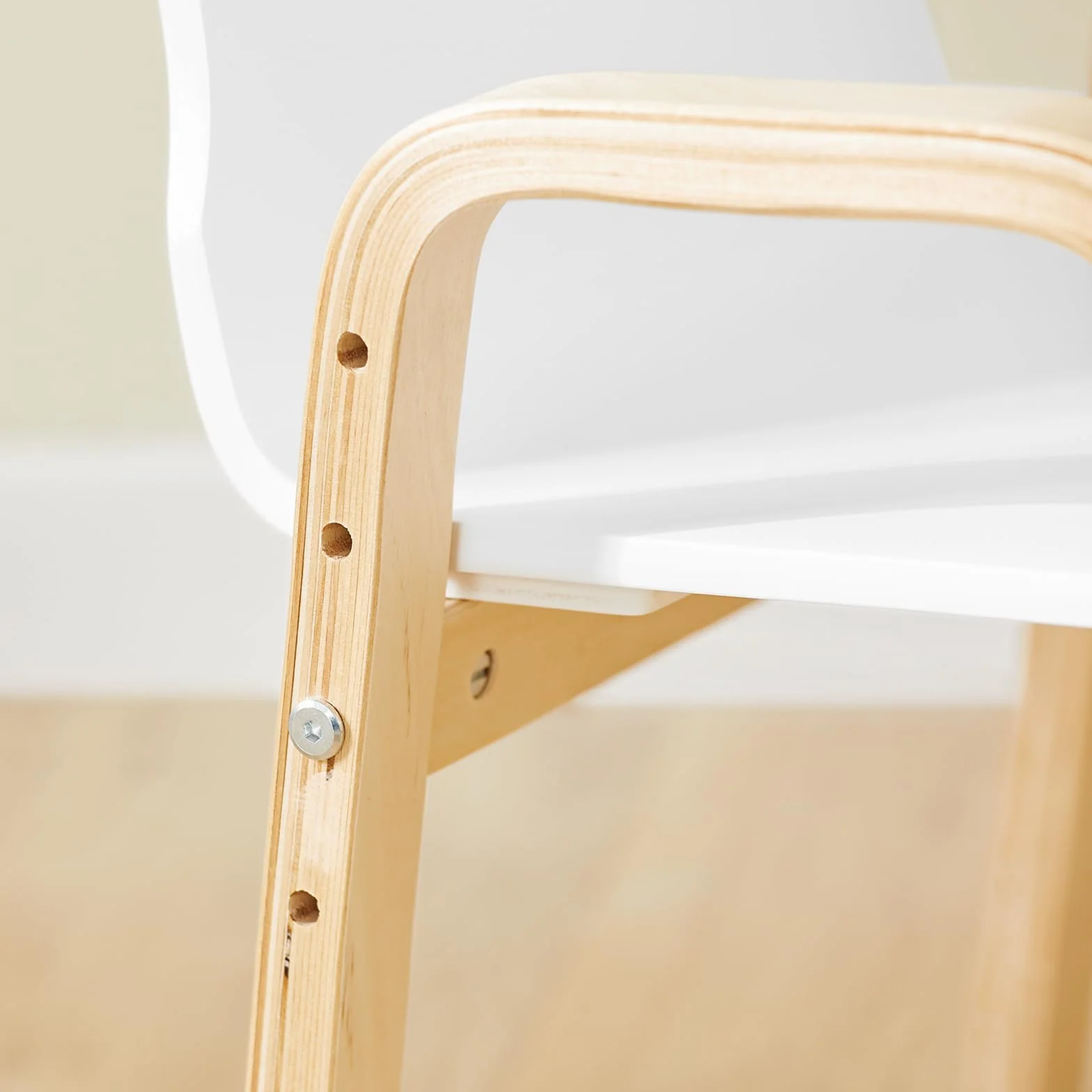 SoBuy KMB24-Wx2 Set de 2 Sillas Infantiles Silla para Niños con 4 Alturas de Asiento Diferentes 23-35 cm ES
